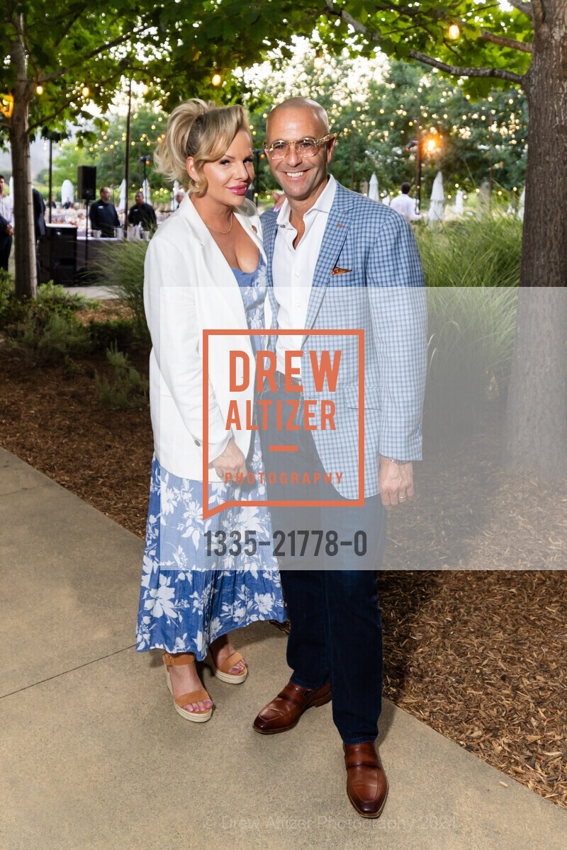 Nicole Gould, Scott Gould, Patron Dinner at HALL St. Helena for Festival Napa Valley 2024, HALL Wines St. Helena. 401 St Helena Hwy, St Helena, CA 94574 US, July 12th, 2024, Photo #1335-21778-0 Nicole Gould, Scott Gould, Photo #1335-21778-0