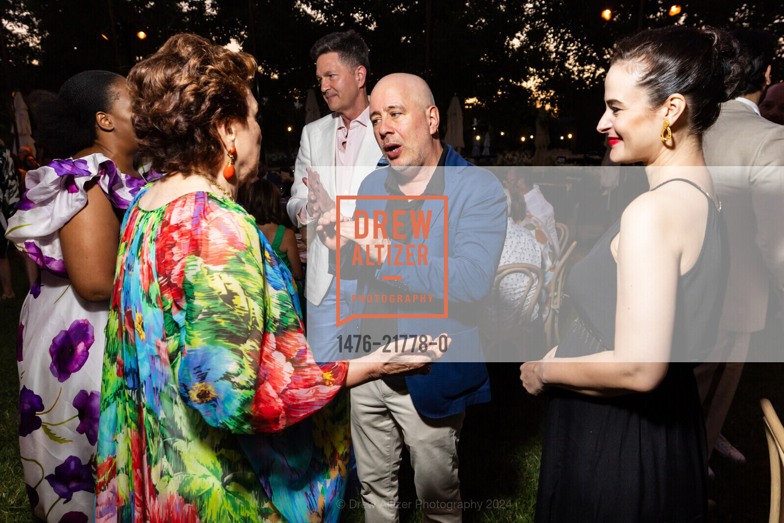 Maria Manetti Shrem, Carlo Montanaro, Roza Montanaro, Patron Dinner at HALL St. Helena for Festival Napa Valley 2024, HALL Wines St. Helena. 401 St Helena Hwy, St Helena, CA 94574 US, July 12th, 2024, Photo #1476-21778-0 Maria Manetti Shrem, Carlo Montanaro, Roza Montanaro, Photo #1476-21778-0