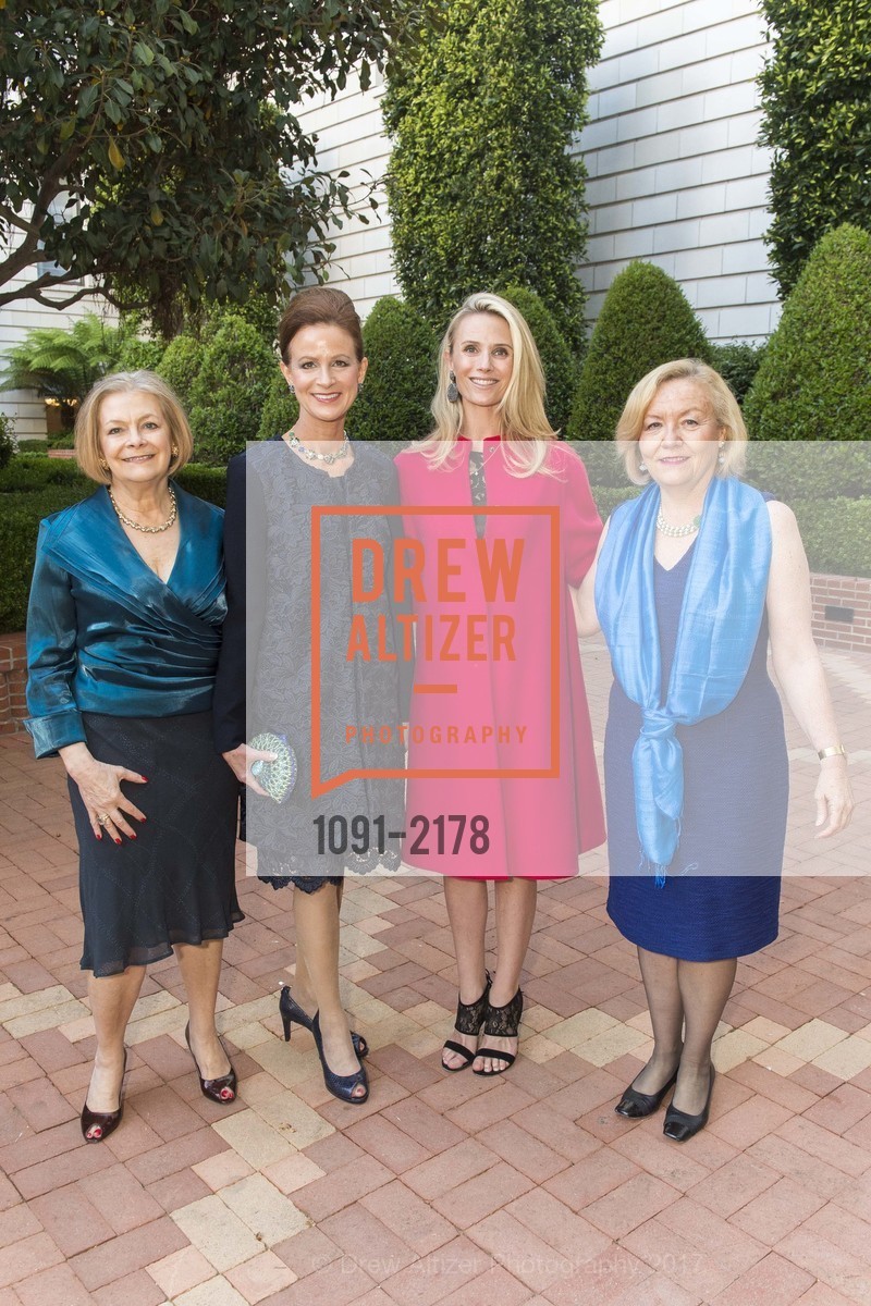 Laine Buckingham, Judy Jorgensen, Jennifer Siebel Newsom, Catherine Pyke, Junior League of San Francisco's 12th Annual Women at the Center Honors Celebration, Ritz. 600 Stockton St. San Francisco, United States, May 12th, 2017, Photo #1091-2178 Laine Buckingham, Judy Jorgensen, Jennifer Siebel Newsom, Catherine Pyke, Photo #1091-2178