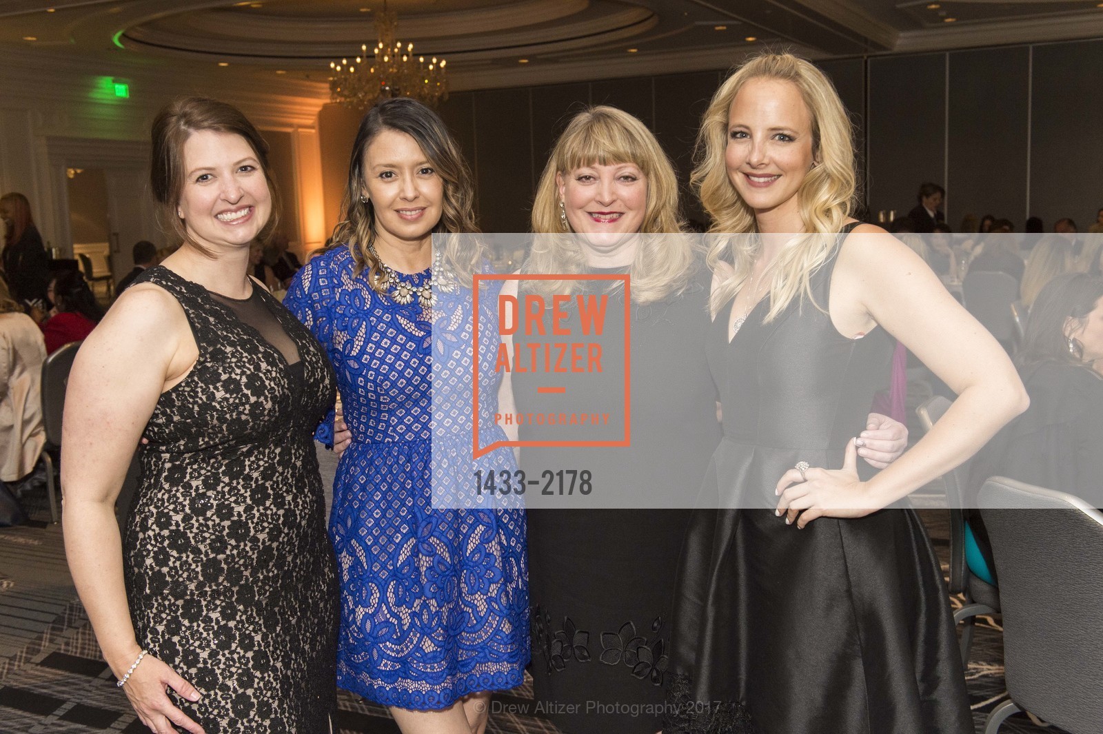 Elizabeth Dooley, Dana Marie Knapp, Renee Goldstein, Laura Zoufal, Junior League of San Francisco's 12th Annual Women at the Center Honors Celebration, Ritz. 600 Stockton St. San Francisco, United States, May 12th, 2017, Photo #1433-2178 Elizabeth Dooley, Dana Marie Knapp, Renee Goldstein, Laura Zoufal, Photo #1433-2178