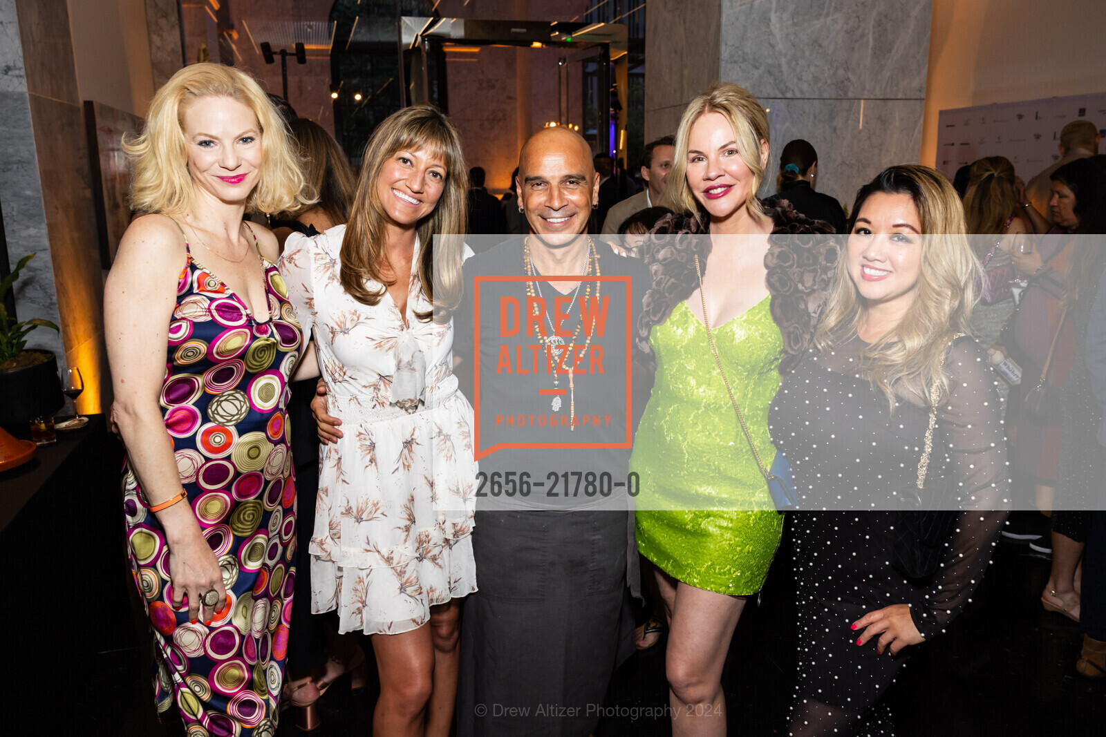 Meredith Masterson, Monique Anton, Mourad Lahlou, Kim Liss, Melanie Nguyen, San Francisco Magazine's 2024 BEST OF THE BAY List Celebration, Conservatory at One Sansome. One Sansome St, San Francisco, CA 94104, United States, July 13th, 2024, Photo #2656-21780-0 Meredith Masterson, Monique Anton, Mourad Lahlou, Kim Liss, Melanie Nguyen, Photo #2656-21780-0