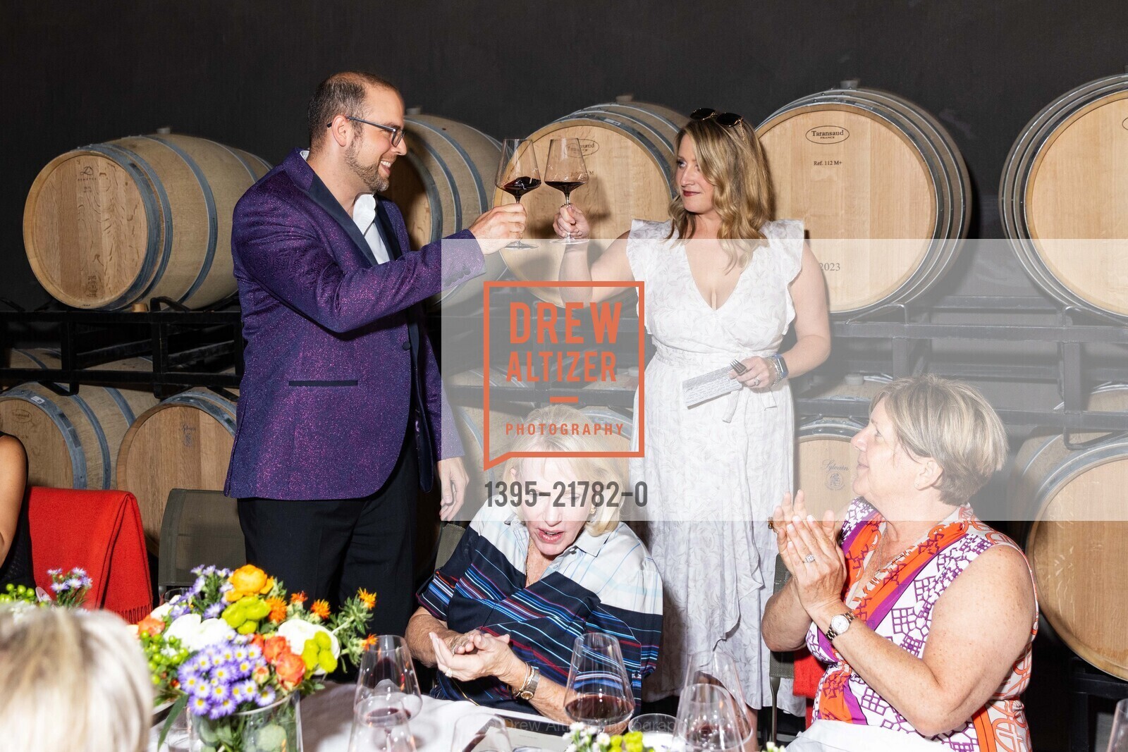 Mary Palmer, Karen Ehrlich, Vintner's Luncheon for Festival Napa Valley 2024, ADAMVS. 501 White Cottage Rd N, Angwin, CA 94508 US, July 14th, 2024, Photo #1395-21782-0 Mary Palmer, Karen Ehrlich, Photo #1395-21782-0