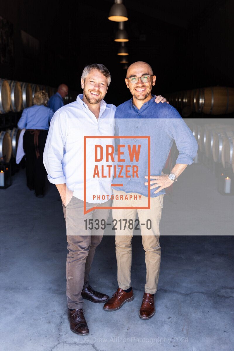 Alberto Bianchi, Giuseppe Tumbarello, Vintner's Luncheon for Festival Napa Valley 2024, ADAMVS. 501 White Cottage Rd N, Angwin, CA 94508 US, July 14th, 2024, Photo #1539-21782-0 Alberto Bianchi, Giuseppe Tumbarello, Photo #1539-21782-0