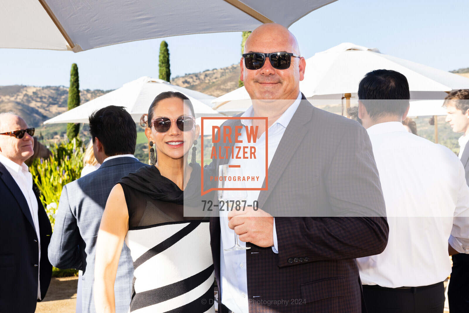 Elsa Torres, Joe Leinacker, Donor Exclusive at Antinori Napa Valley for Festival Napa Valley 2024, Antinori Napa Valley. 3700 Soda Canyon Rd, Napa, CA 94558 US, July 16th, 2024, Photo #72-21787-0 Elsa Torres, Joe Leinacker, Photo #72-21787-0