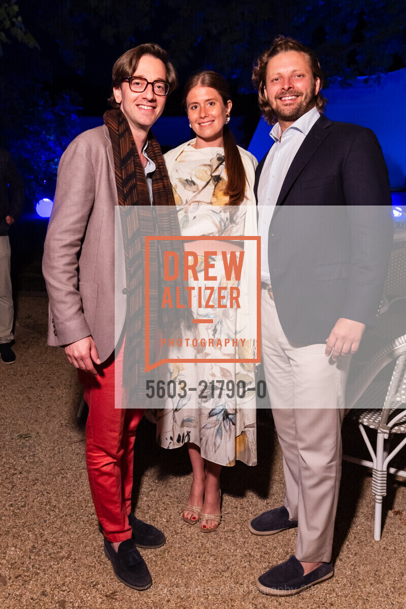 Jean-Romain Vesperini, Stephanie Lawrence, Francis Goelet, Patron Dinner at Raymond Vineyards for Festival Napa Valley 2024, Raymond Vineyards. 1584 St Helena Hwy, St Helena, CA 94574 US, July 17th, 2024, Photo #5603-21790-0 Jean-Romain Vesperini, Stephanie Lawrence, Francis Goelet, Photo #5603-21790-0