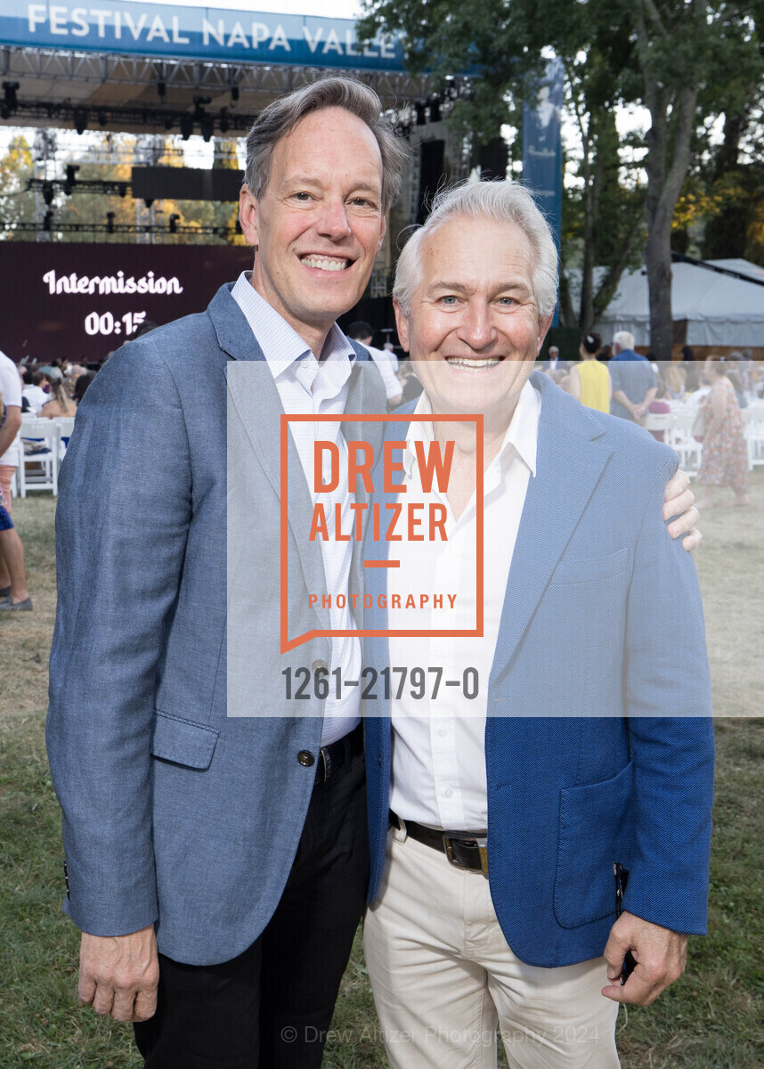 Jake Heggie, Curt Branom, Manetti Shrem Opera: Mozart's THE ABDUCTION FROM THE SERAGLIO for Festival Napa Valley 2024, Charles Krug. 2800 Main St, July 21st, 2024, Photo #1261-21797-0 Jake Heggie, Curt Branom, Photo #1261-21797-0