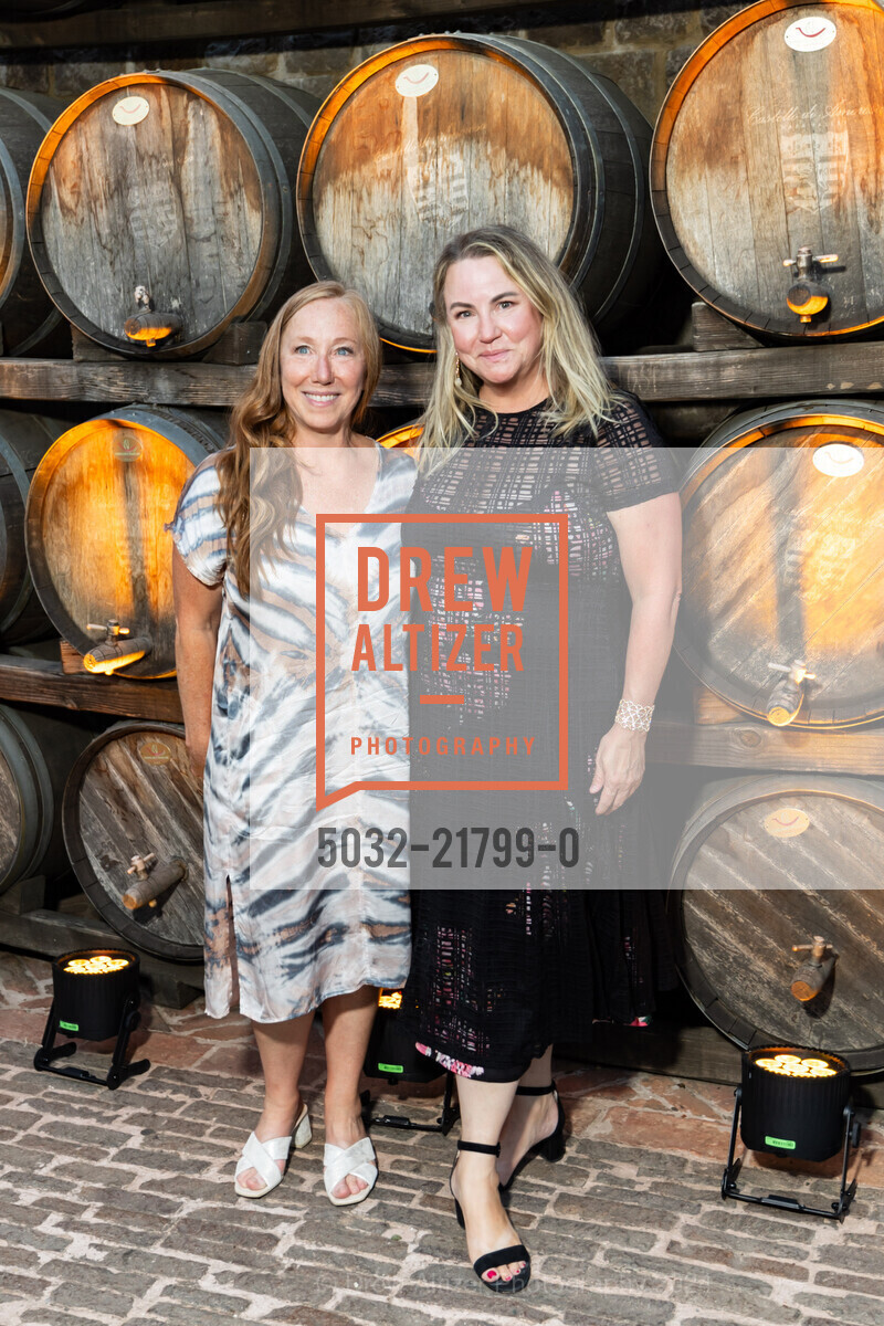 Dena Grunt, Anne Kensok, Patron Dinner at Castello di Amorosa for Festival Napa Valley 2024, Charles Krug. 2800 Main St, St Helena, CA 94574 US, July 19th, 2024, Photo #5032-21799-0 Dena Grunt, Anne Kensok, Photo #5032-21799-0