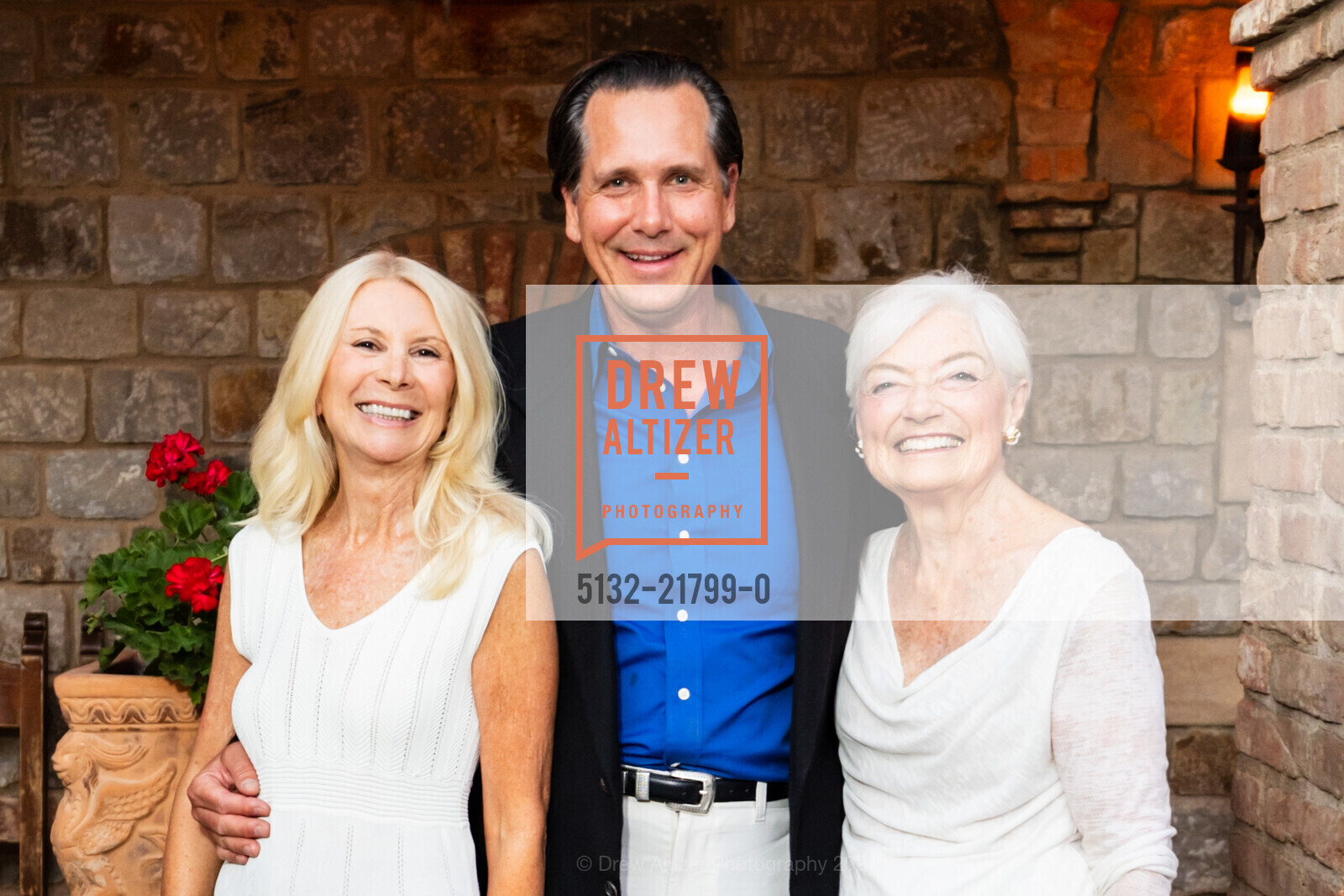 Joann Serafini, Mark Gustavson, Gretchen De Baubigny, Patron Dinner at Castello di Amorosa for Festival Napa Valley 2024, Charles Krug. 2800 Main St, St Helena, CA 94574 US, July 19th, 2024, Photo #5132-21799-0 Joann Serafini, Mark Gustavson, Gretchen De Baubigny, Photo #5132-21799-0