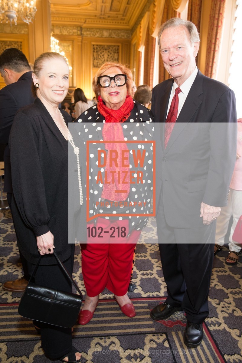Terry Lowry, Ellen Newman, Fred LaCosse, Salvation Army Flower Power Luncheon, Sir Francis Drake Hotel. 450 Powell St, August 4th, 2015,Drew Altizer, Drew Altizer Photography, full-service agency, private events, San Francisco photographer, photographer california