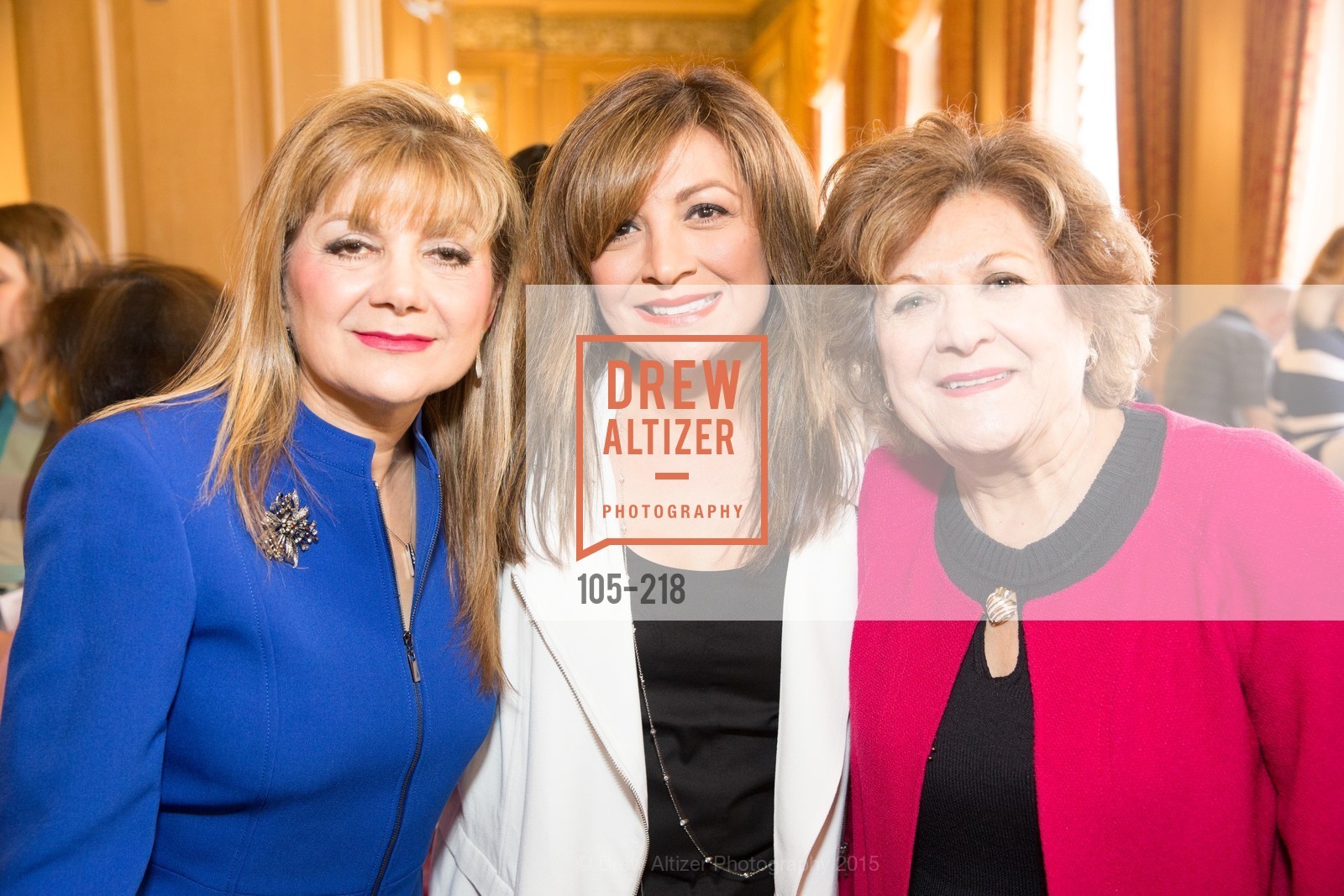 Afsaneh Iranpour, Kathy Ravazi, Afsan Iranpour, Salvation Army Flower Power Luncheon, Sir Francis Drake Hotel. 450 Powell St, August 4th, 2015,Drew Altizer, Drew Altizer Photography, full-service agency, private events, San Francisco photographer, photographer california