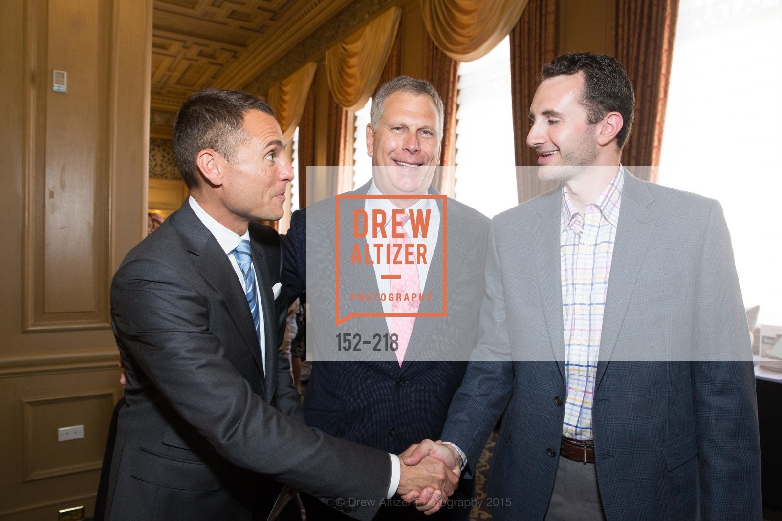 Jeff Garelick, Ernst Bauer, Scott Tashjian, Salvation Army Flower Power Luncheon, Sir Francis Drake Hotel. 450 Powell St, August 4th, 2015,Drew Altizer, Drew Altizer Photography, full-service agency, private events, San Francisco photographer, photographer california