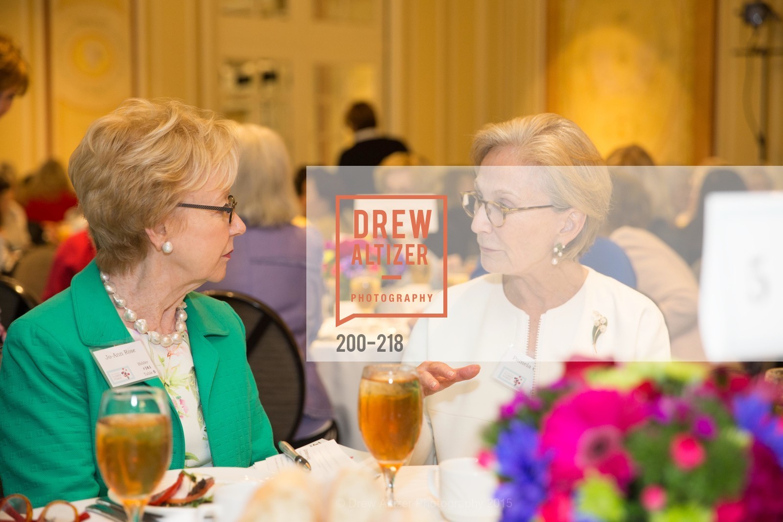 Jo-Ann Rose, Pamela, Salvation Army Flower Power Luncheon, Sir Francis Drake Hotel. 450 Powell St, August 4th, 2015,Drew Altizer, Drew Altizer Photography, full-service agency, private events, San Francisco photographer, photographer california