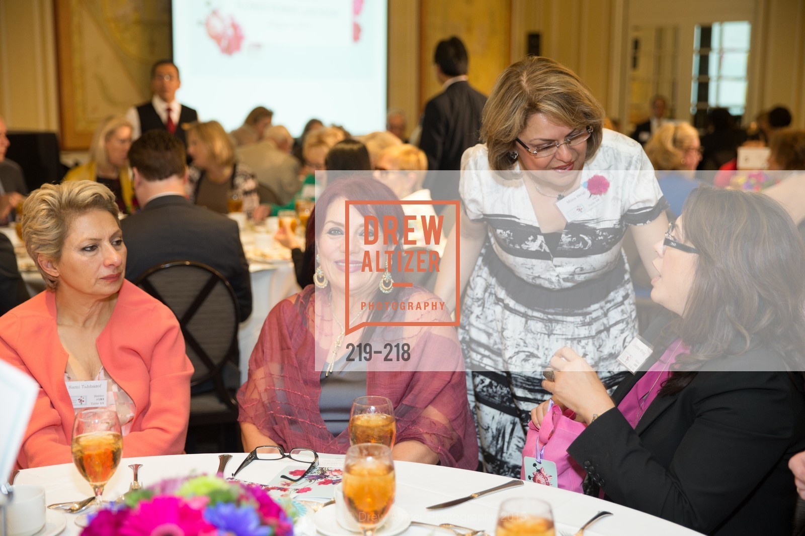 Sami Tahbazof, Mina Beigi, Salvation Army Flower Power Luncheon, Sir Francis Drake Hotel. 450 Powell St, August 4th, 2015,Drew Altizer, Drew Altizer Photography, full-service agency, private events, San Francisco photographer, photographer california