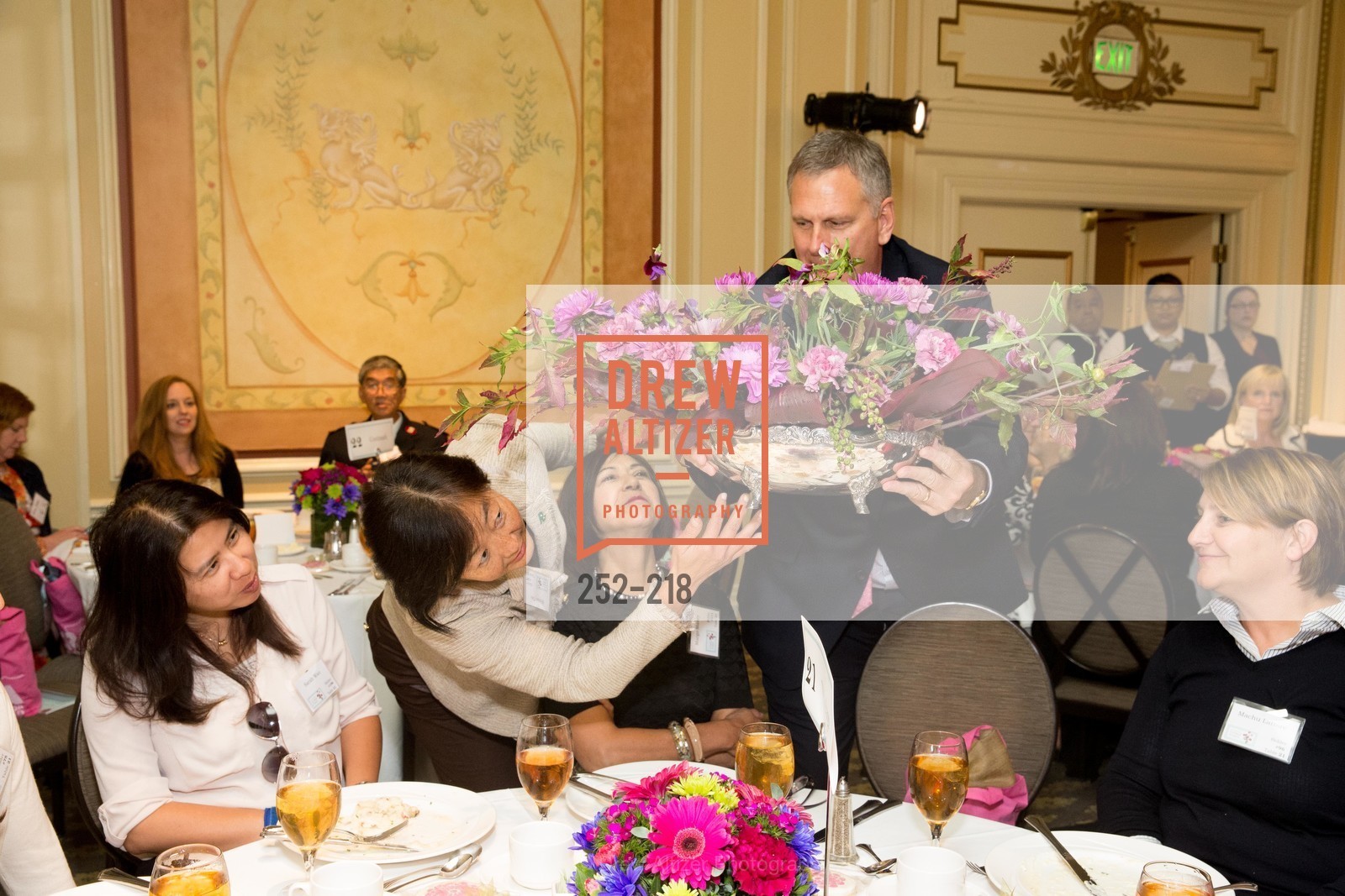 Minna Tao, Ernst Bauer, Salvation Army Flower Power Luncheon, Sir Francis Drake Hotel. 450 Powell St, August 4th, 2015,Drew Altizer, Drew Altizer Photography, full-service agency, private events, San Francisco photographer, photographer california