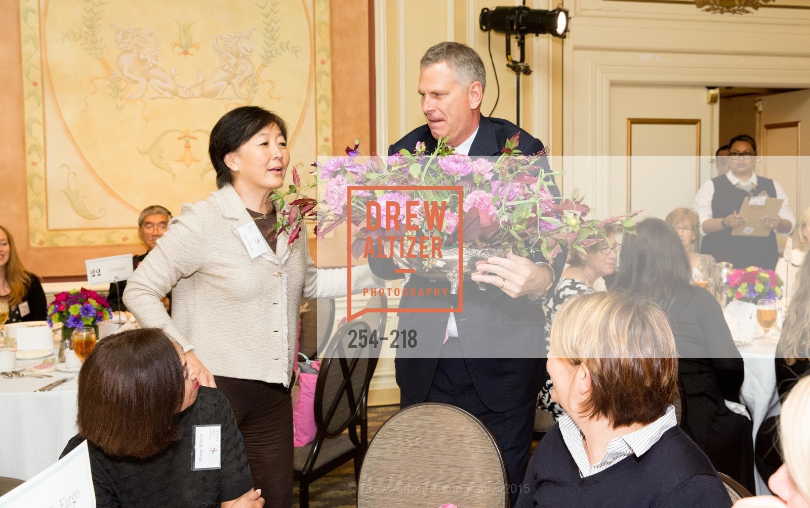Minna Tao, Ernst Bauer, Salvation Army Flower Power Luncheon, Sir Francis Drake Hotel. 450 Powell St, August 4th, 2015,Drew Altizer, Drew Altizer Photography, full-service agency, private events, San Francisco photographer, photographer california