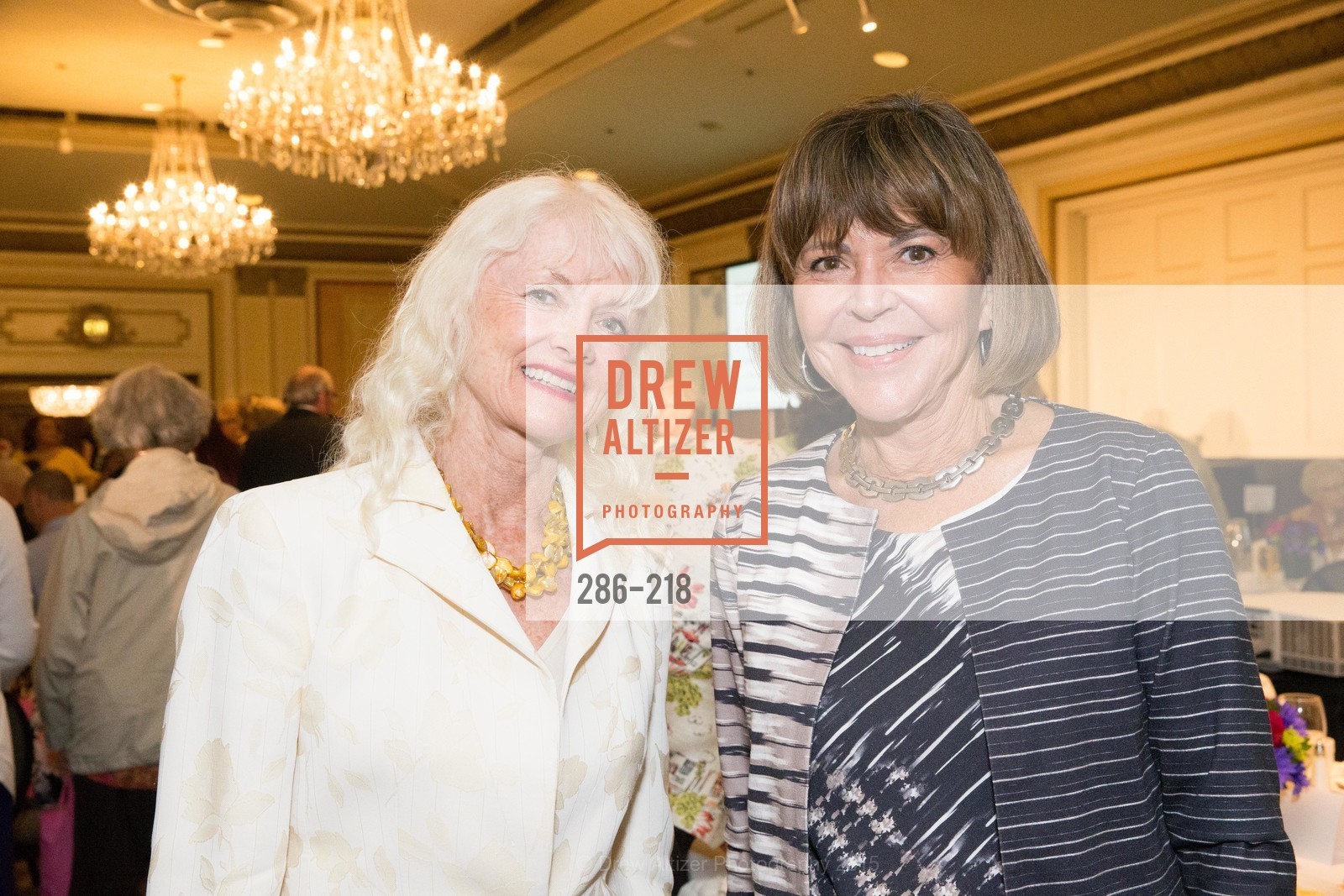 Andrea Valo Espina, Carolyn Alioto, Salvation Army Flower Power Luncheon, Sir Francis Drake Hotel. 450 Powell St, August 4th, 2015,Drew Altizer, Drew Altizer Photography, full-service agency, private events, San Francisco photographer, photographer california