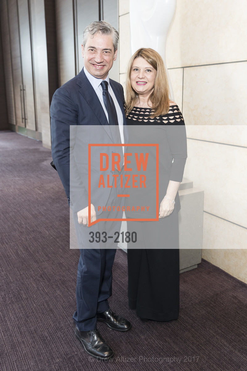 Nicola Luisotti, Rita Simonini, San Francisco Opera - President's Dinner 2017, St. Regis, Gallery Ballroom. 125 Third St. SF, California, May 10th, 2017, Photo #393-2180 Nicola Luisotti, Rita Simonini, Photo #393-2180