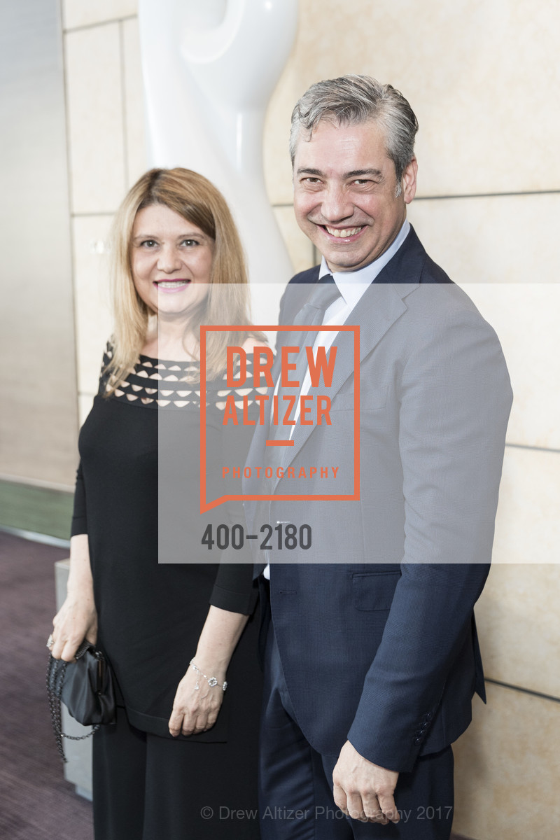 Rita Simonini, Nicola Luisotti, San Francisco Opera - President's Dinner 2017, St. Regis, Gallery Ballroom. 125 Third St. SF, California, May 10th, 2017, Photo #400-2180 Rita Simonini, Nicola Luisotti, Photo #400-2180