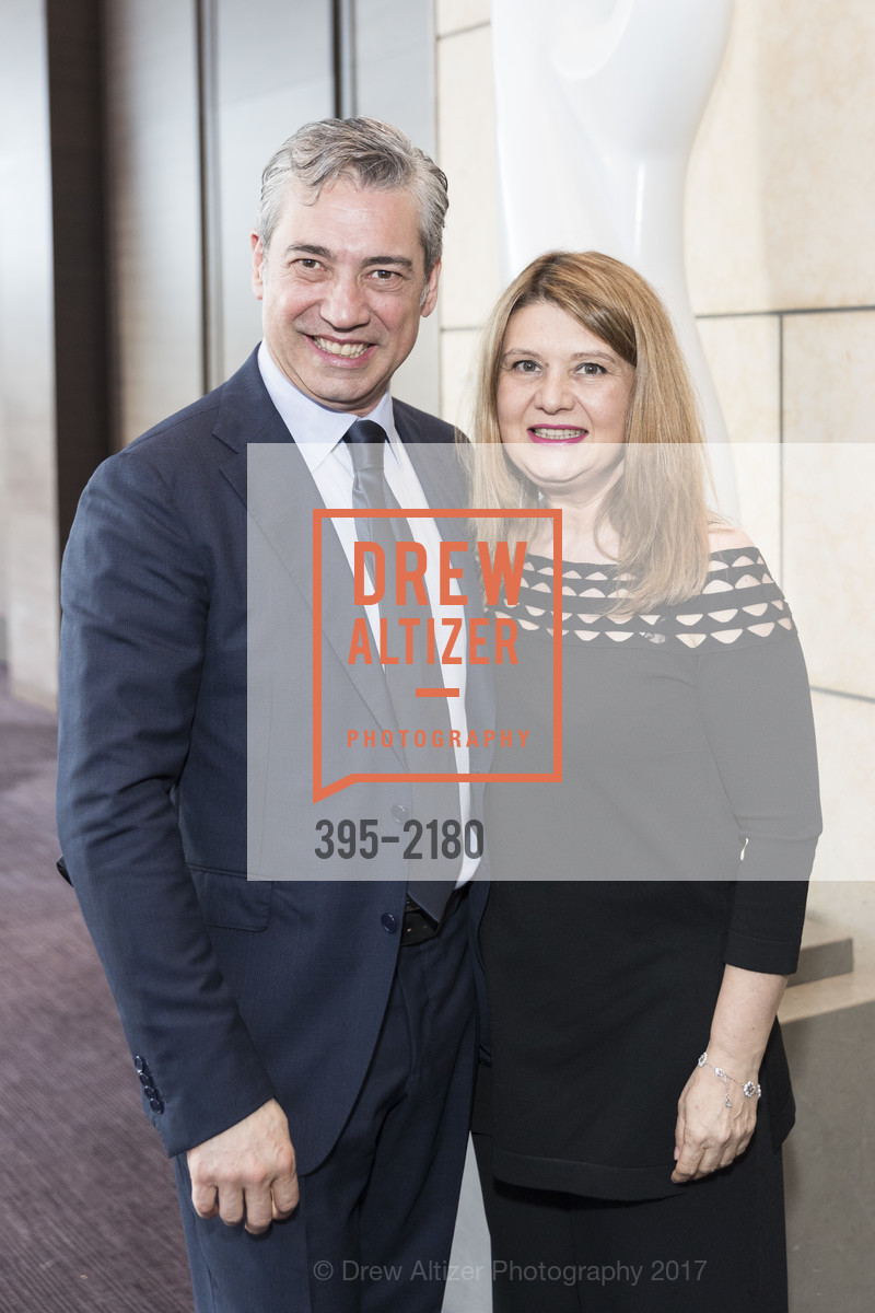 Nicola Luisotti, Rita Simonini, San Francisco Opera - President's Dinner 2017, St. Regis, Gallery Ballroom. 125 Third St. SF, California, May 10th, 2017, Photo #395-2180 Nicola Luisotti, Rita Simonini, Photo #395-2180