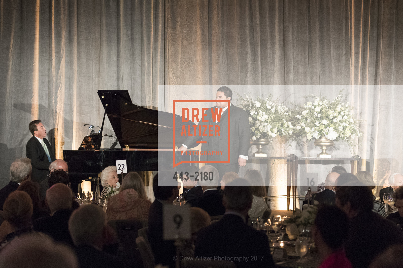 Performance, San Francisco Opera - President's Dinner 2017, St. Regis, Gallery Ballroom. 125 Third St. SF, California, May 10th, 2017, Photo #443-2180 Performance, Photo #443-2180