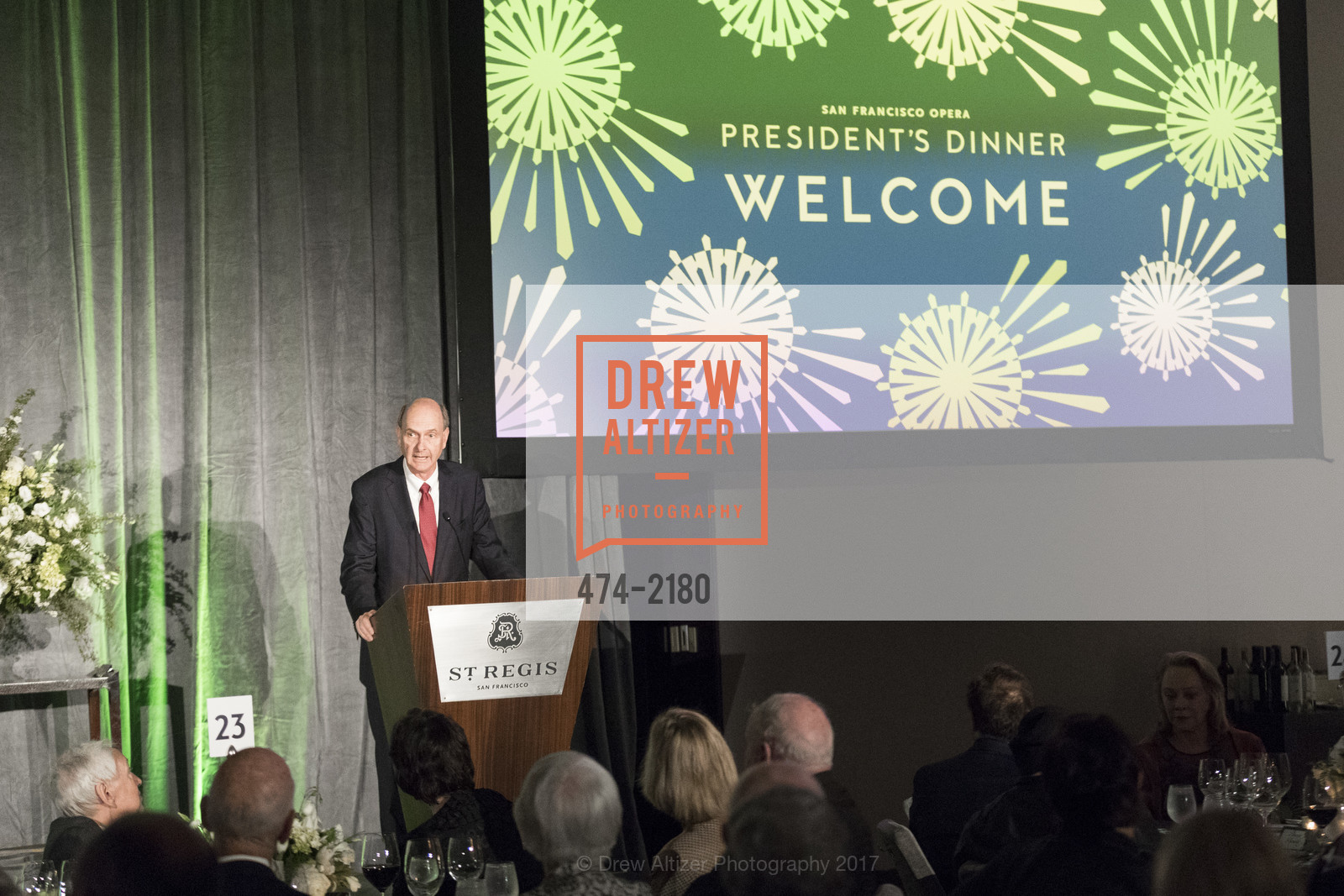 Keith Geeslin, San Francisco Opera - President's Dinner 2017, St. Regis, Gallery Ballroom. 125 Third St. SF, California, May 10th, 2017, Photo #474-2180 Keith Geeslin, Photo #474-2180