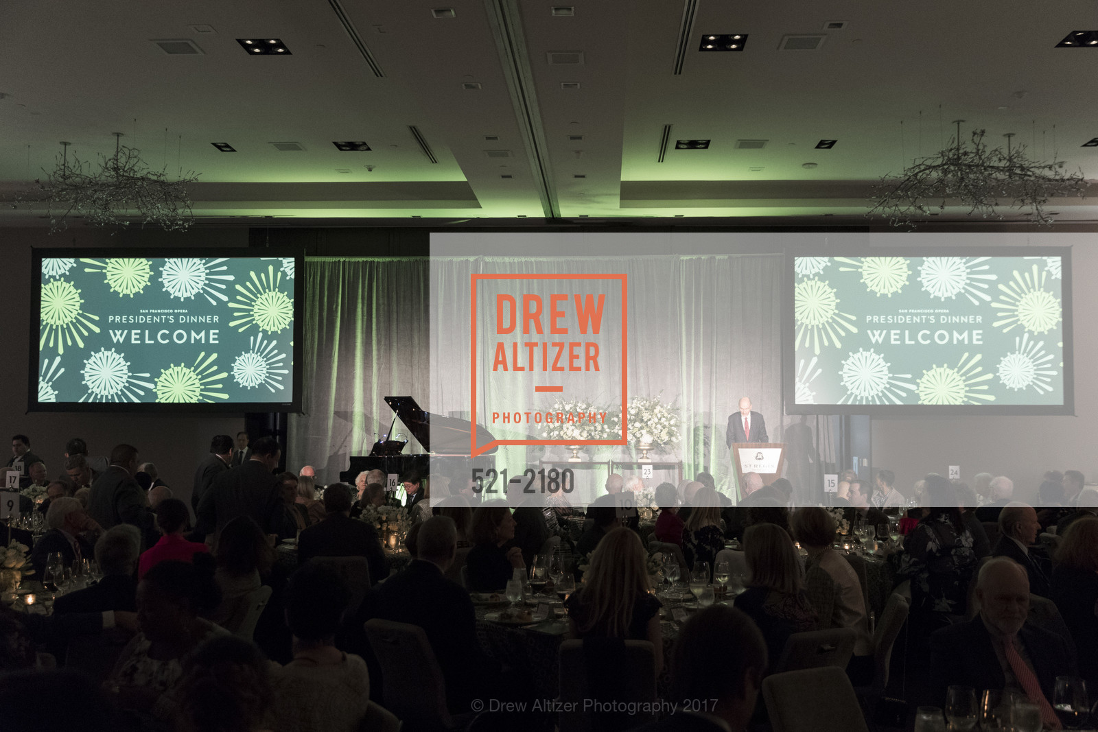 Atmosphere, San Francisco Opera - President's Dinner 2017, St. Regis, Gallery Ballroom. 125 Third St. SF, California, May 10th, 2017, Photo #521-2180 Atmosphere, Photo #521-2180