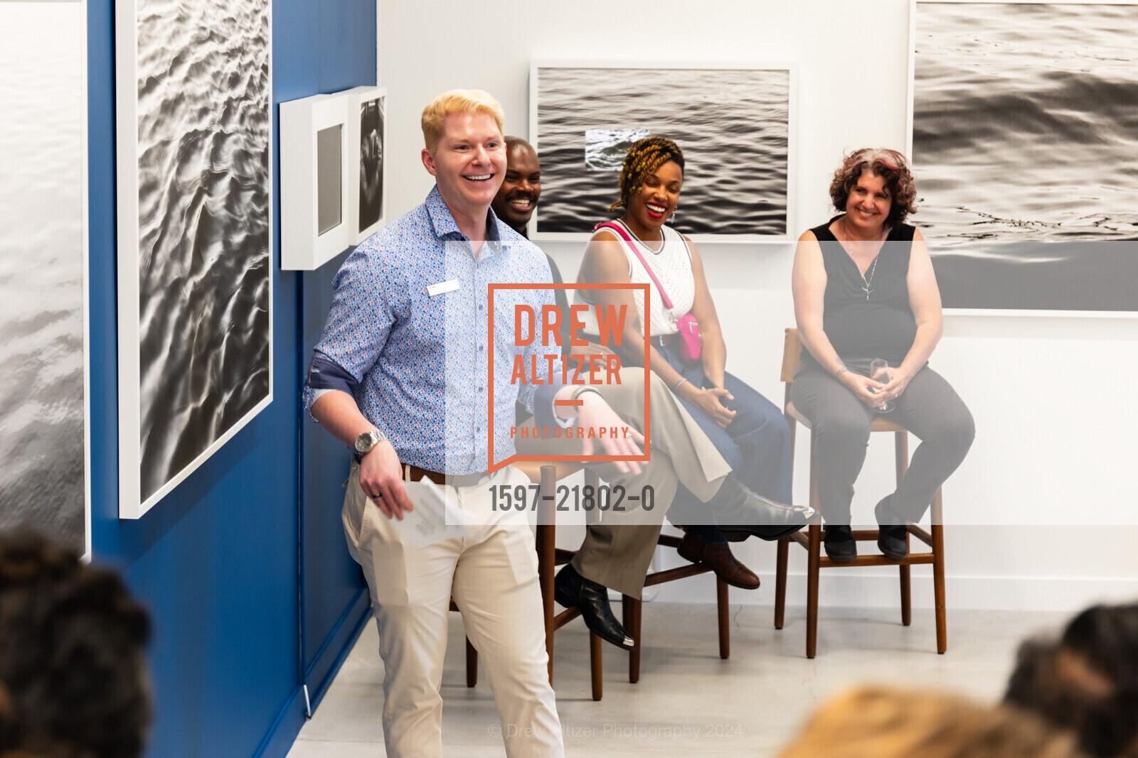 Alexander Earles, Jonathan Carver Moore, Melanie Willingham-Jaggers, GLSEN at Jonathan Carver Moore Gallery, San Francisco. 966 Market Street, July 25th, 2024, Photo #1597-21802-0 Alexander Earles, Jonathan Carver Moore, Melanie Willingham-Jaggers, Photo #1597-21802-0