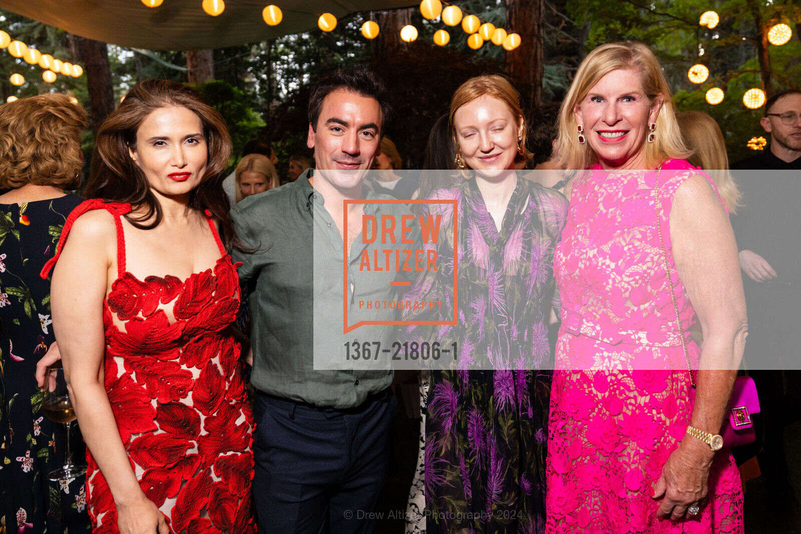 Hafsa Burt, Fernando Garcia, Hannah Barr, Jennifer Brandenburg, The League to Save Lake Tahoe hosts Pre-Fashion Show Reception, Private Residence, August 2nd, 2024, Photo #1367-21806-1 Hafsa Burt, Fernando Garcia, Hannah Barr, Jennifer Brandenburg, Photo #1367-21806-1