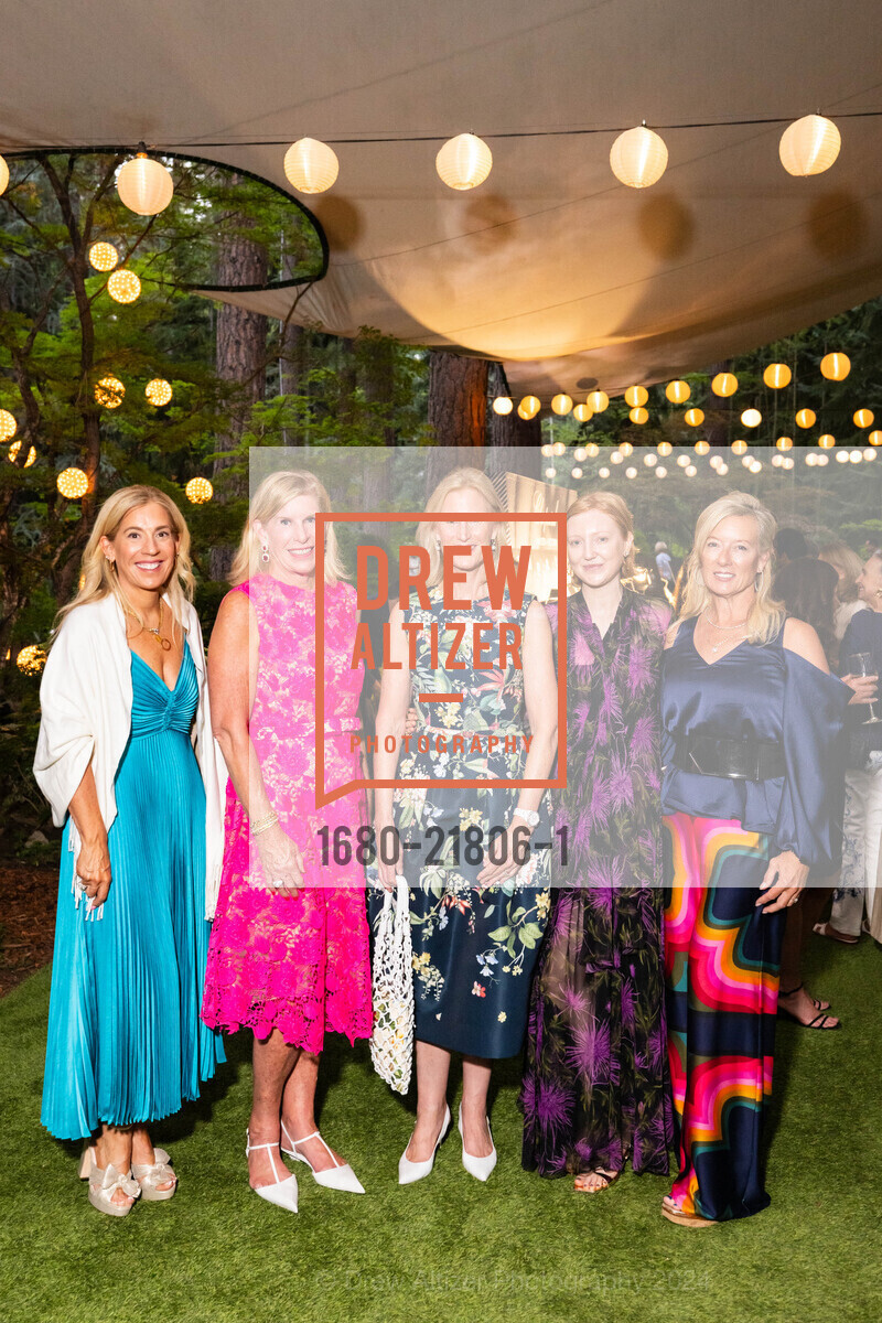 Jennifer Brandenburg, Alison Mauzé, Hannah Barr, Rhonda Mahenroo, The League to Save Lake Tahoe hosts Pre-Fashion Show Reception, Private Residence, August 2nd, 2024, Photo #1680-21806-1 Jennifer Brandenburg, Alison Mauzé, Hannah Barr, Rhonda Mahenroo, Photo #1680-21806-1