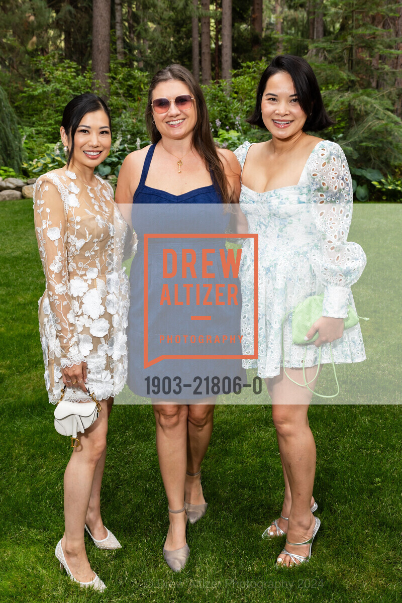 Betty Yu, Annette Poliwka, Dien Nguyen, The League to Save Lake Tahoe hosts Pre-Fashion Show Reception, Private Residence, August 2nd, 2024, Photo #1903-21806-0 Betty Yu, Annette Poliwka, Dien Nguyen, Photo #1903-21806-0