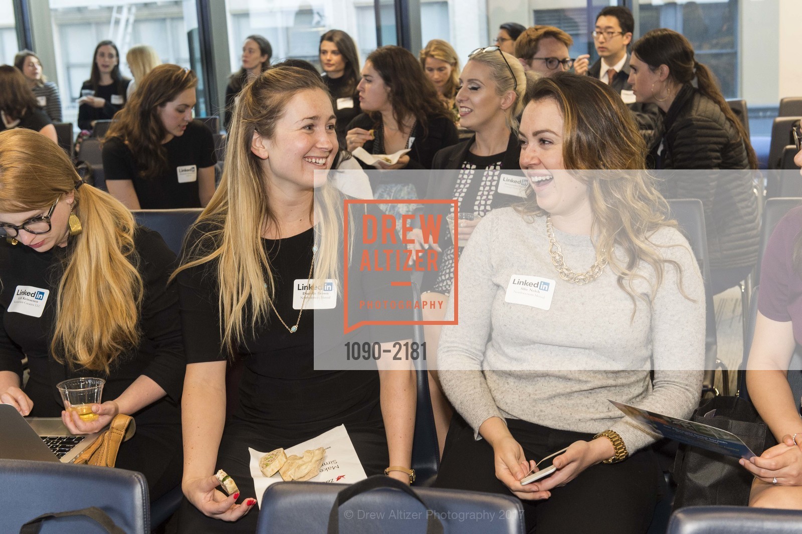 Danielle Brown, Allie Nelch, SF Chamber of Commerce WELL Kick-Off Event, LinkedIn. 222 2nd Street, May 10th, 2017, Photo #1090-2181 Danielle Brown, Allie Nelch, Photo #1090-2181