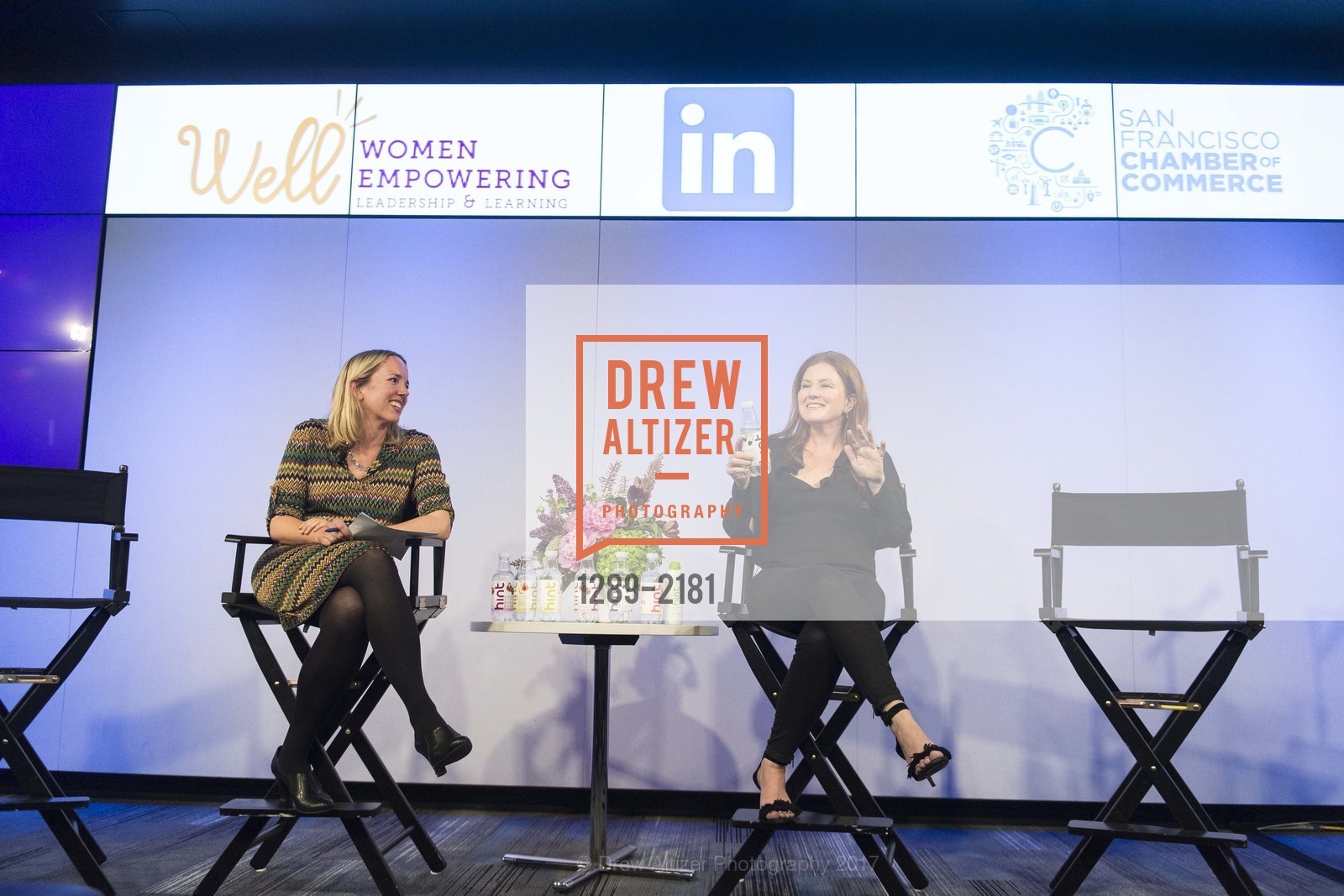 Heather Knight, Kara Goldin, SF Chamber of Commerce WELL Kick-Off Event, LinkedIn. 222 2nd Street, May 10th, 2017, Photo #1289-2181 Heather Knight, Kara Goldin, Photo #1289-2181