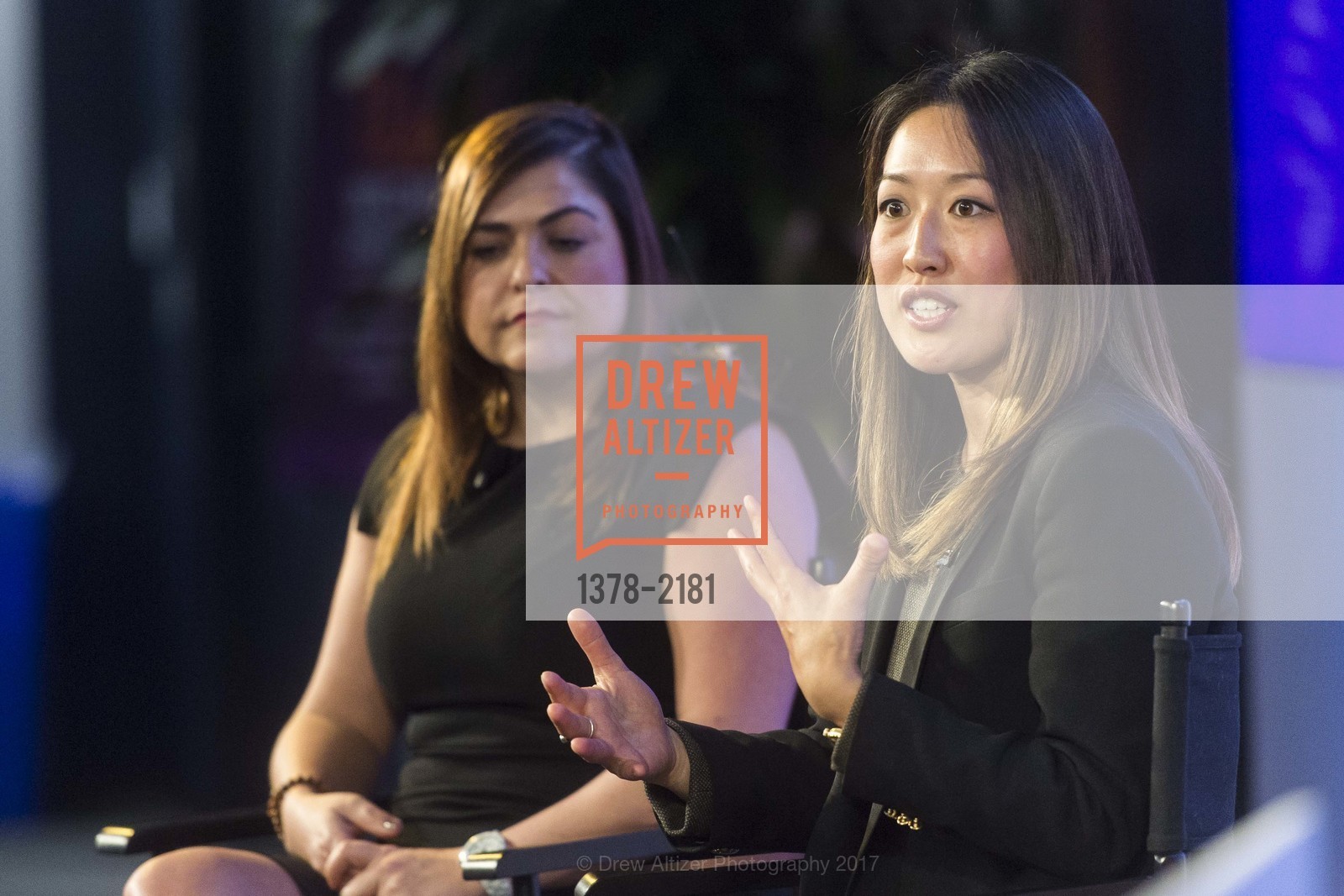 Erica Lockheimer, Katy Tang, SF Chamber of Commerce WELL Kick-Off Event, LinkedIn. 222 2nd Street, May 10th, 2017, Photo #1378-2181 Erica Lockheimer, Katy Tang, Photo #1378-2181