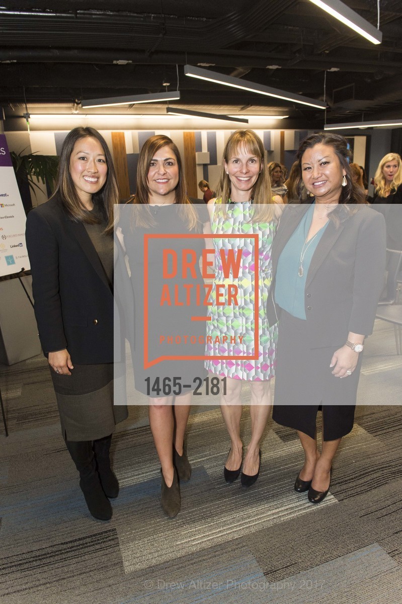 Katy Tang, Erica Lockheimer, Heidi Zak, Tallia Hart, SF Chamber of Commerce WELL Kick-Off Event, LinkedIn. 222 2nd Street, May 10th, 2017, Photo #1465-2181 Katy Tang, Erica Lockheimer, Heidi Zak, Tallia Hart, Photo #1465-2181