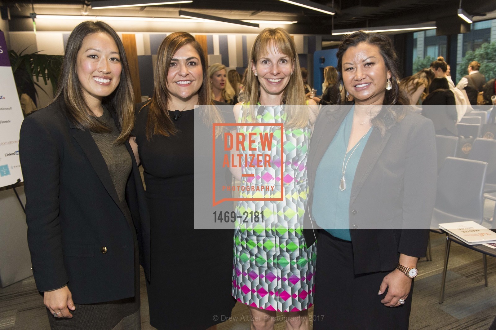 Katy Tang, Erica Lockheimer, Heidi Zak, Tallia Hart, SF Chamber of Commerce WELL Kick-Off Event, LinkedIn. 222 2nd Street, May 10th, 2017, Photo #1469-2181 Katy Tang, Erica Lockheimer, Heidi Zak, Tallia Hart, Photo #1469-2181