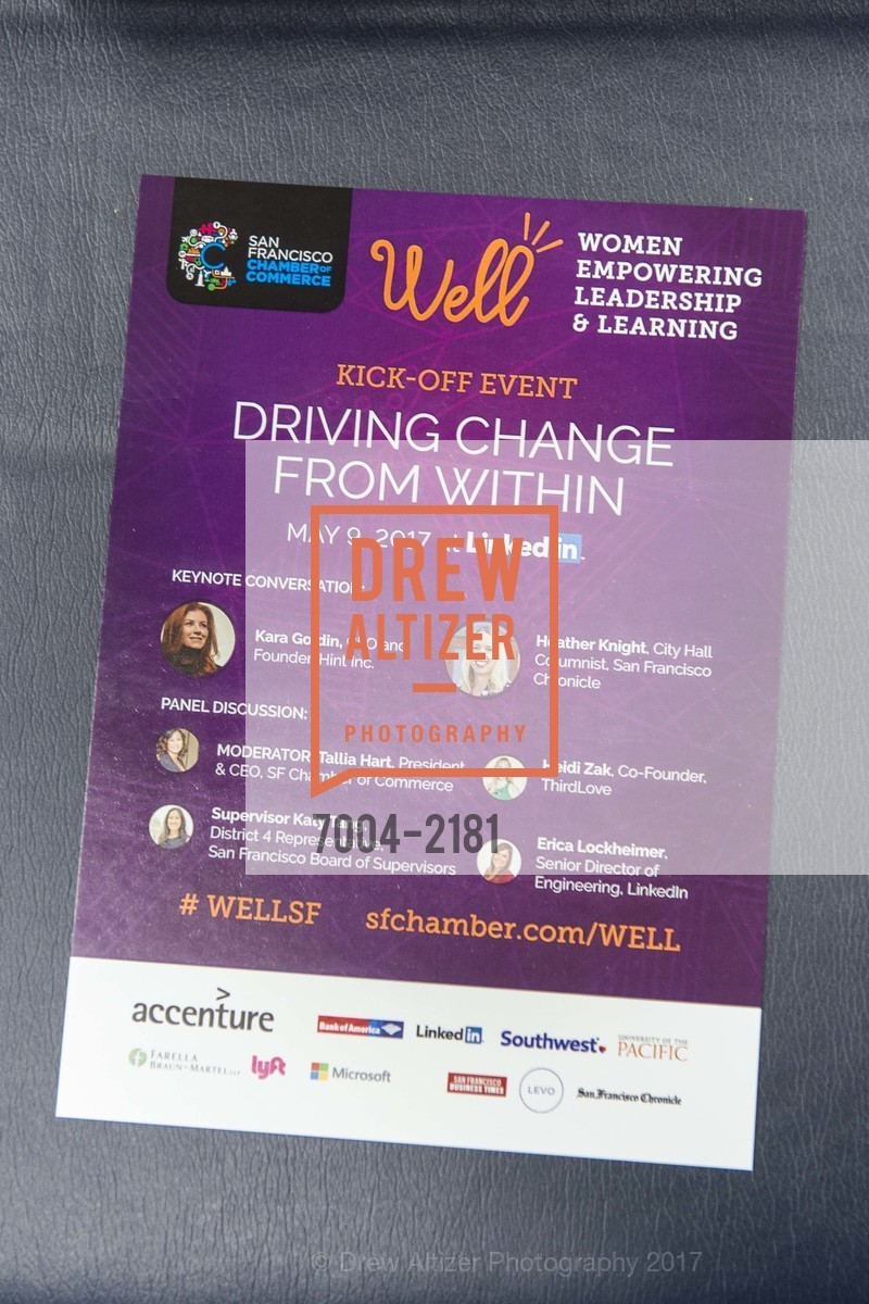 Atmosphere, SF Chamber of Commerce WELL Kick-Off Event, LinkedIn. 222 2nd Street, May 10th, 2017, Photo #7004-2181 Atmosphere, Photo #7004-2181