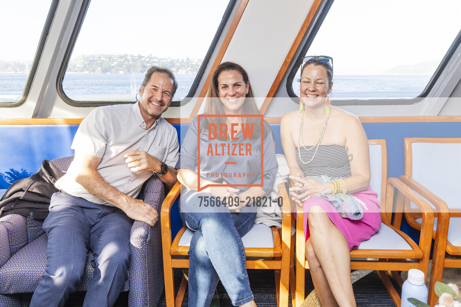 Steve Crane, Susan Crane, Heather, MarinLiving hosts Sunset Cocktail Party on the Angel Island Ferry, Angel Island. Angel Island Ferry, August 28th, 2024, Photo #7566409-21821-0 Steve Crane, Susan Crane, Heather, Photo #7566409-21821-0