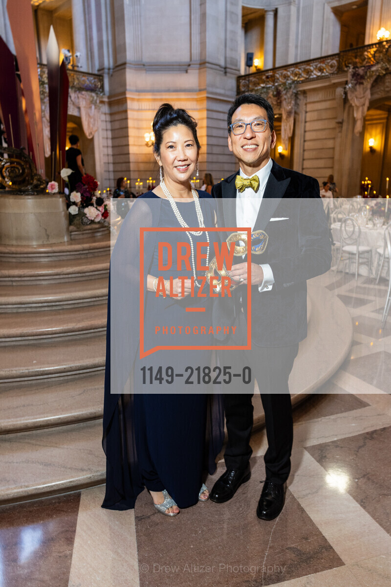 Philana Yu, David Yu, San Francisco Opera's Masked Ball 2024, San Francisco Opera. 301 Van Ness Ave, Photo #1149-21825-0 Philana Yu, David Yu, Photo #1149-21825-0