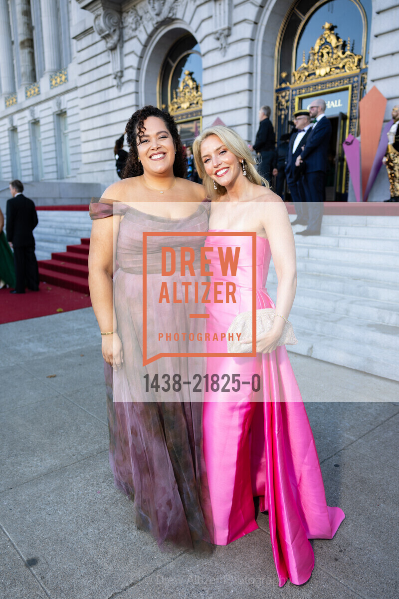 Alexandra Armantrading, Katelyn Wilson, San Francisco Opera's Masked Ball 2024, San Francisco Opera. 301 Van Ness Ave, Photo #1438-21825-0 Alexandra Armantrading, Katelyn Wilson, Photo #1438-21825-0