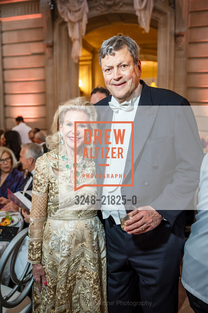 Dede Wilsey, John Gunn, San Francisco Opera's Masked Ball 2024, San Francisco Opera. 301 Van Ness Ave, Photo #3248-21825-0 Dede Wilsey, John Gunn, Photo #3248-21825-0