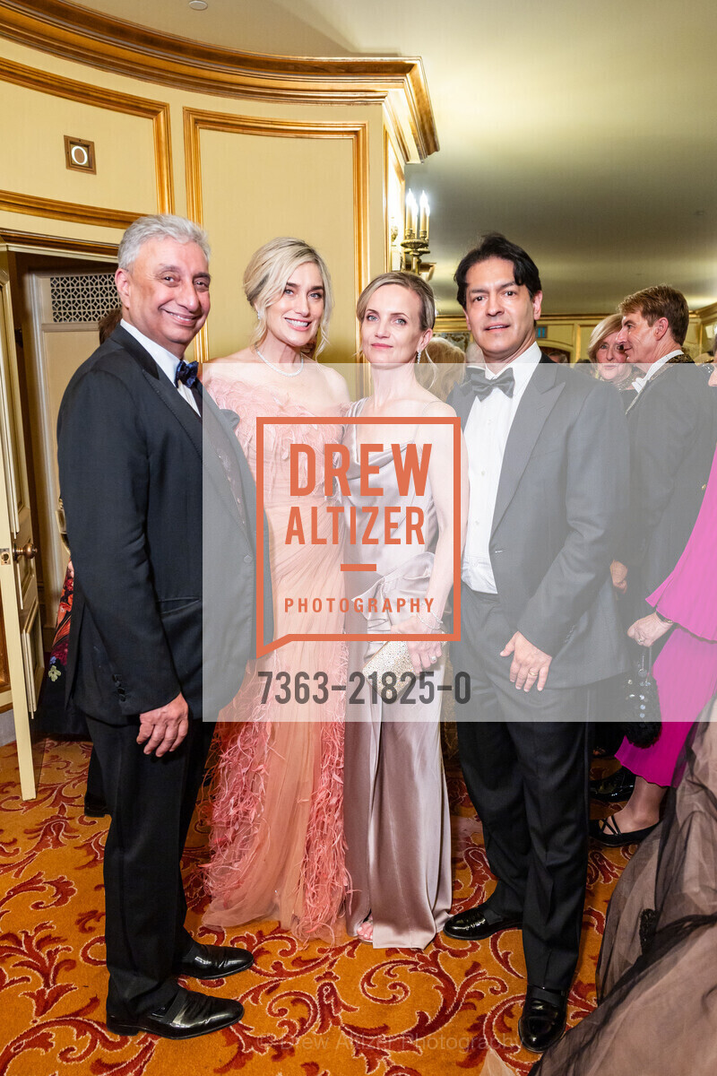 Rav Singh, Renata Anderson, Cynthia Zuniga, Marco Zuniga, San Francisco Opera's Masked Ball 2024, San Francisco Opera. 301 Van Ness Ave, Photo #7363-21825-0 Rav Singh, Renata Anderson, Cynthia Zuniga, Marco Zuniga, Photo #7363-21825-0