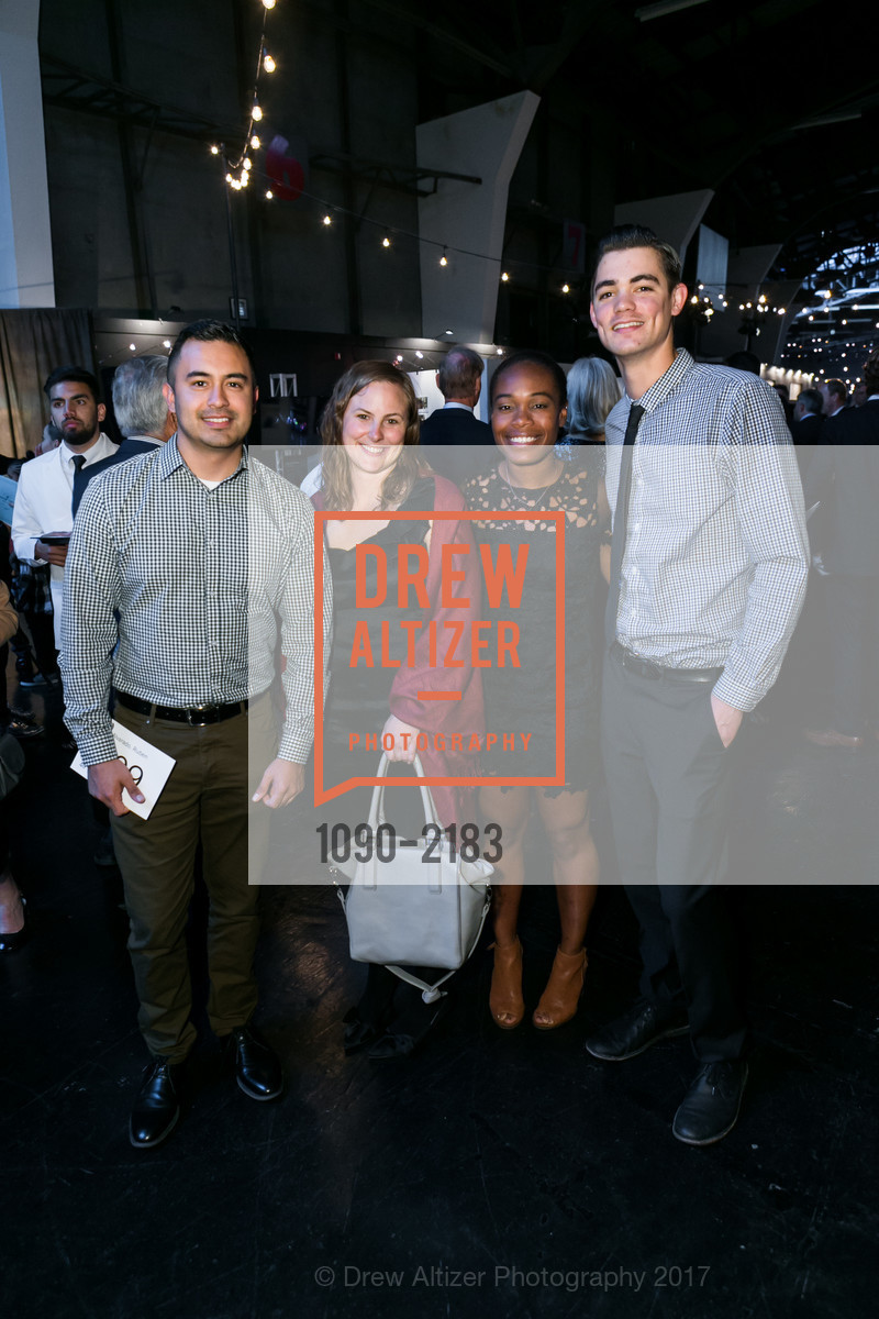 Ruben Alvarado, Lauren Fohl, Cherrelle Garrett, Matthew Flores, Boys & Girls Clubs of San Francisco's Annual Gala, Palace of Fine Arts. 3601 Lyon Street, May 12th, 2017, Photo #1090-2183 Ruben Alvarado, Lauren Fohl, Cherrelle Garrett, Matthew Flores, Photo #1090-2183