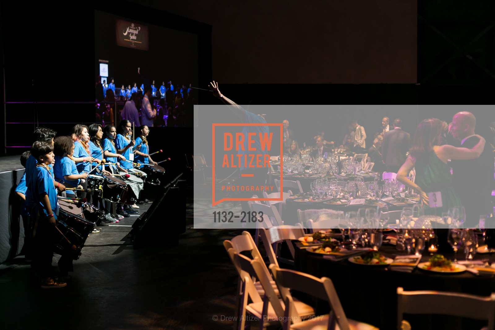 Drumline Performers, Boys & Girls Clubs of San Francisco's Annual Gala, Palace of Fine Arts. 3601 Lyon Street, May 12th, 2017, Photo #1132-2183 Drumline Performers, Photo #1132-2183