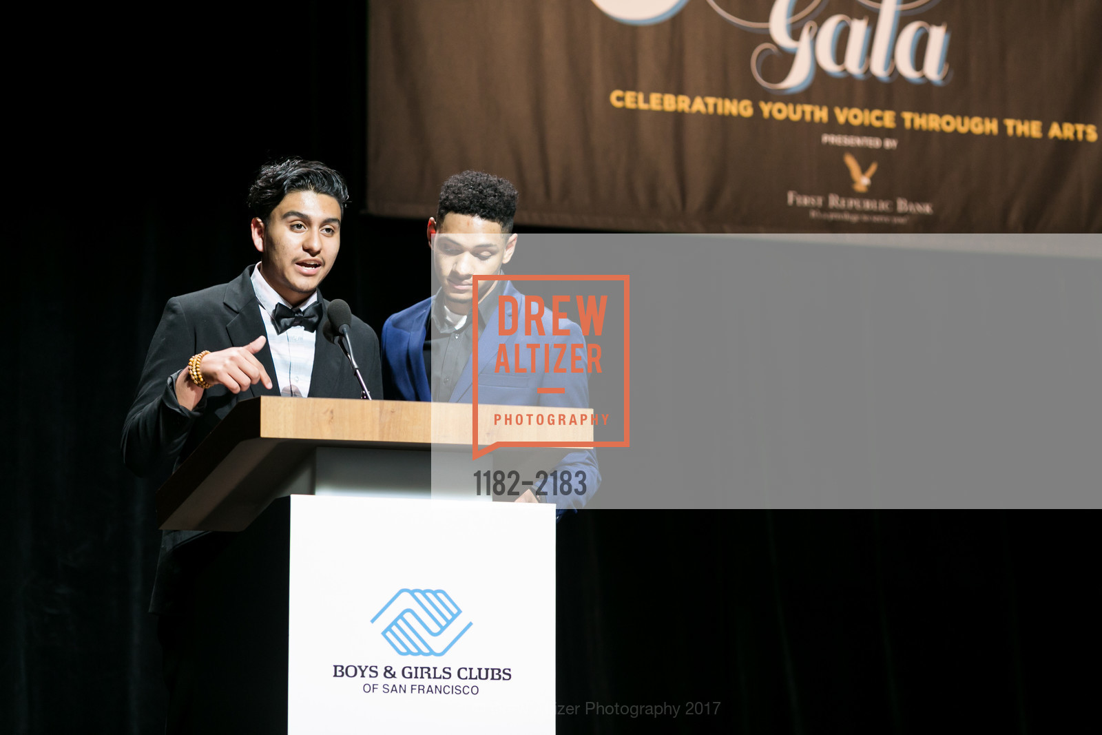 Elmer Gutierrez, Jaienda Kumar, Boys & Girls Clubs of San Francisco's Annual Gala, Palace of Fine Arts. 3601 Lyon Street, May 12th, 2017, Photo #1182-2183 Elmer Gutierrez, Jaienda Kumar, Photo #1182-2183