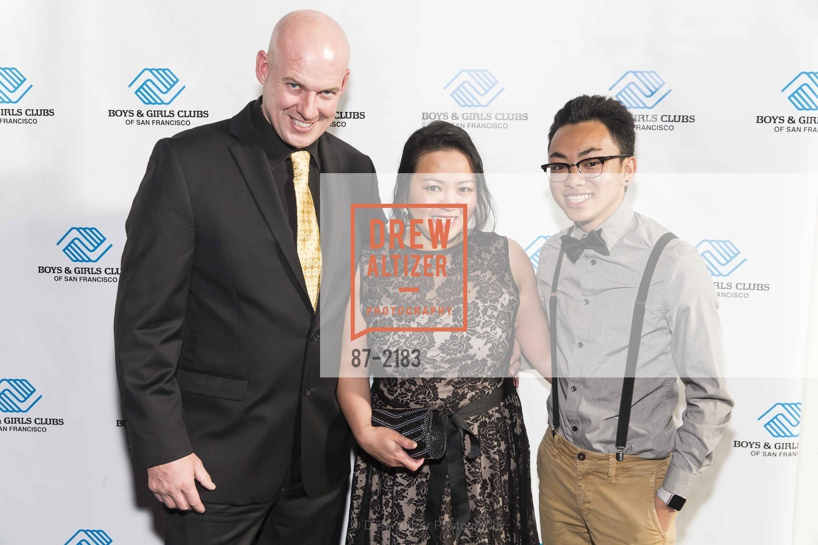 Buddy Dalton, Angie Dumagsa, Mark Chow, Boys & Girls Clubs of San Francisco's Annual Gala, Palace of Fine Arts. 3601 Lyon Street, Photo #87-2183 Buddy Dalton, Angie Dumagsa, Mark Chow, Photo #87-2183