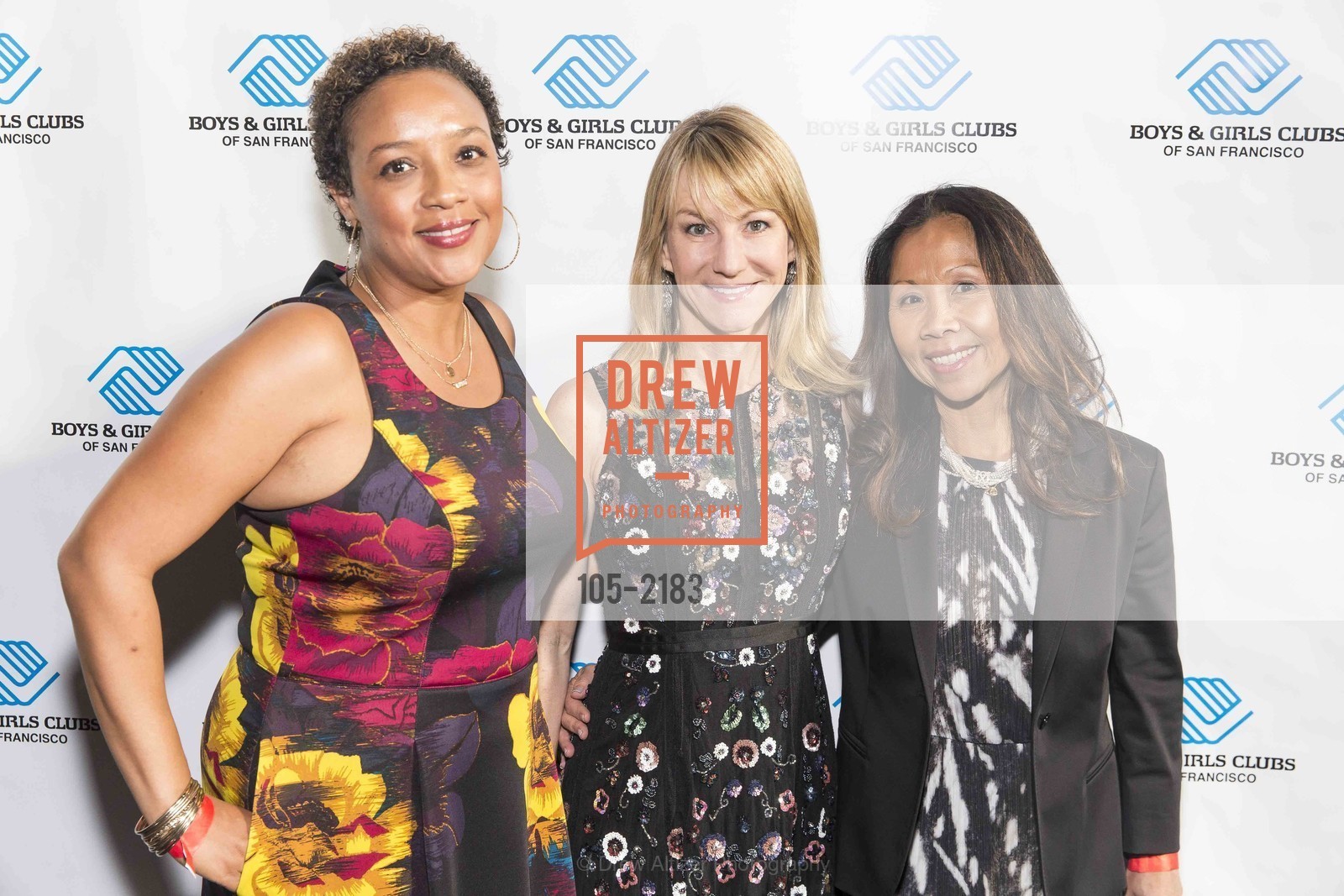 Maxine Wilson, Stephanie Mellin, Denise Wang-Kline, Boys & Girls Clubs of San Francisco's Annual Gala, Palace of Fine Arts. 3601 Lyon Street, Photo #105-2183 Maxine Wilson, Stephanie Mellin, Denise Wang-Kline, Photo #105-2183
