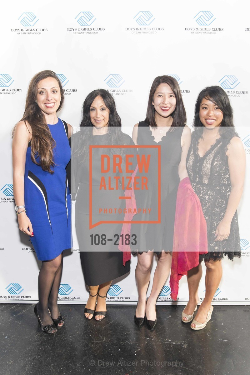 Nagin Souti, Jen Gabler, Alyssa Ng, MJ Ng, Boys & Girls Clubs of San Francisco's Annual Gala, Palace of Fine Arts. 3601 Lyon Street, Photo #108-2183 Nagin Souti, Jen Gabler, Alyssa Ng, MJ Ng, Photo #108-2183