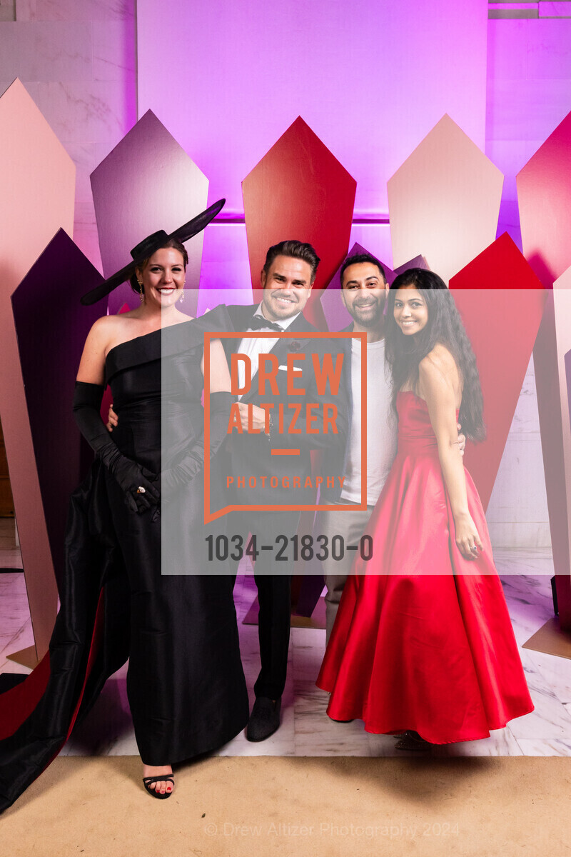 Kari Coomans, Parker Coomans, Chris Saad, Alia Saad, San Francisco Opera's Masked Ball 2024 Photobooth, City Hall, September 6th, 2024, Photo #1034-21830-0 Kari Coomans, Parker Coomans, Chris Saad, Alia Saad, Photo #1034-21830-0