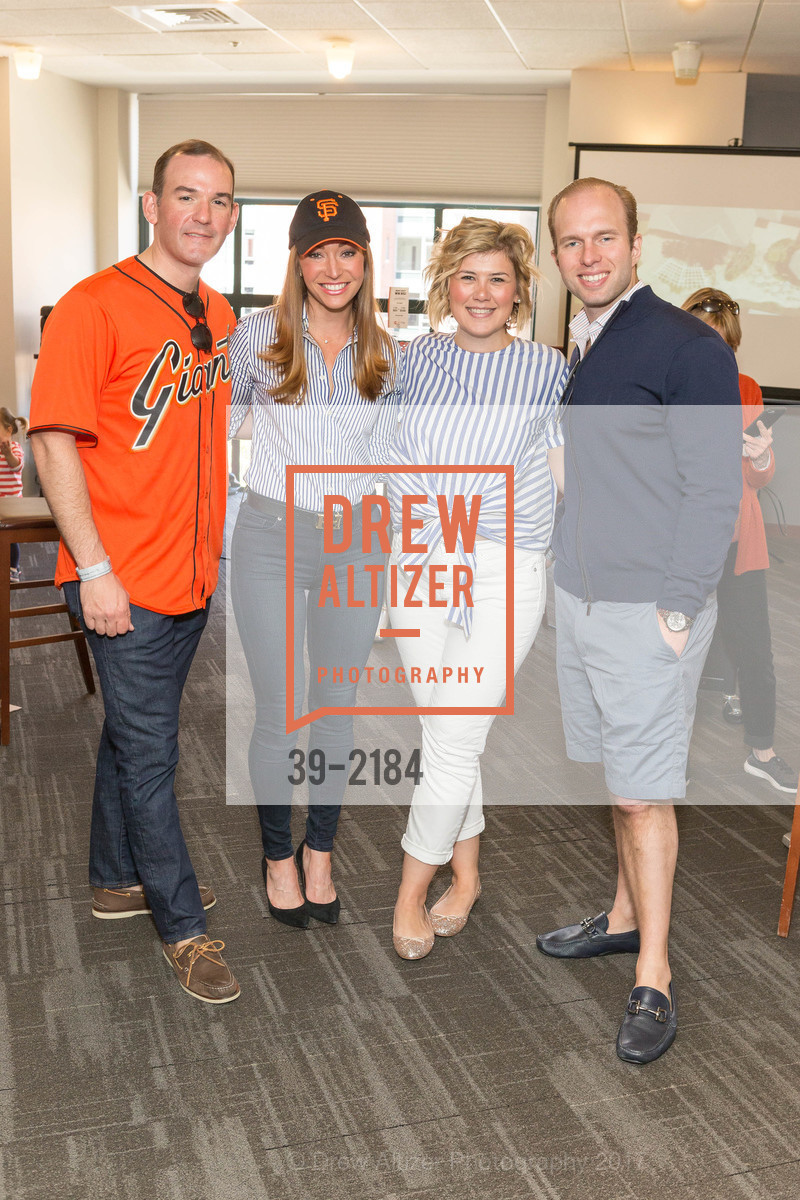 Gideon Lett, Whitney Hudak, Elizabeth Allin, Logan Allin, George Mark Children's House at AT&T Park, AT&T Park, May 13th, 2017, Photo #39-2184 Gideon Lett, Whitney Hudak, Elizabeth Allin, Logan Allin, Photo #39-2184