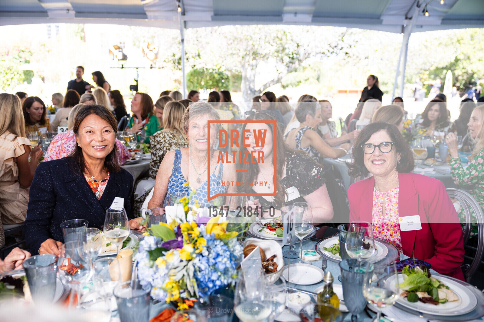Maria Milan, Linda Stoick, Hannah Battat, Susan Battat, Mills-Peninsula Hospital Foundation’s 21st Annual Women’s Luncheon & Lecture 2024, Kohl Mansion. 2750 Adeline Drive, September 19th, 2024, Photo #1547-21841-0 Maria Milan, Linda Stoick, Hannah Battat, Susan Battat, Photo #1547-21841-0